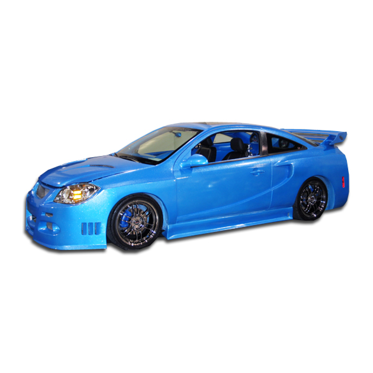 Modify your Pontiac G5 2007 with our Exterior/Side Skirts - The vehicle is viewed from a side angle