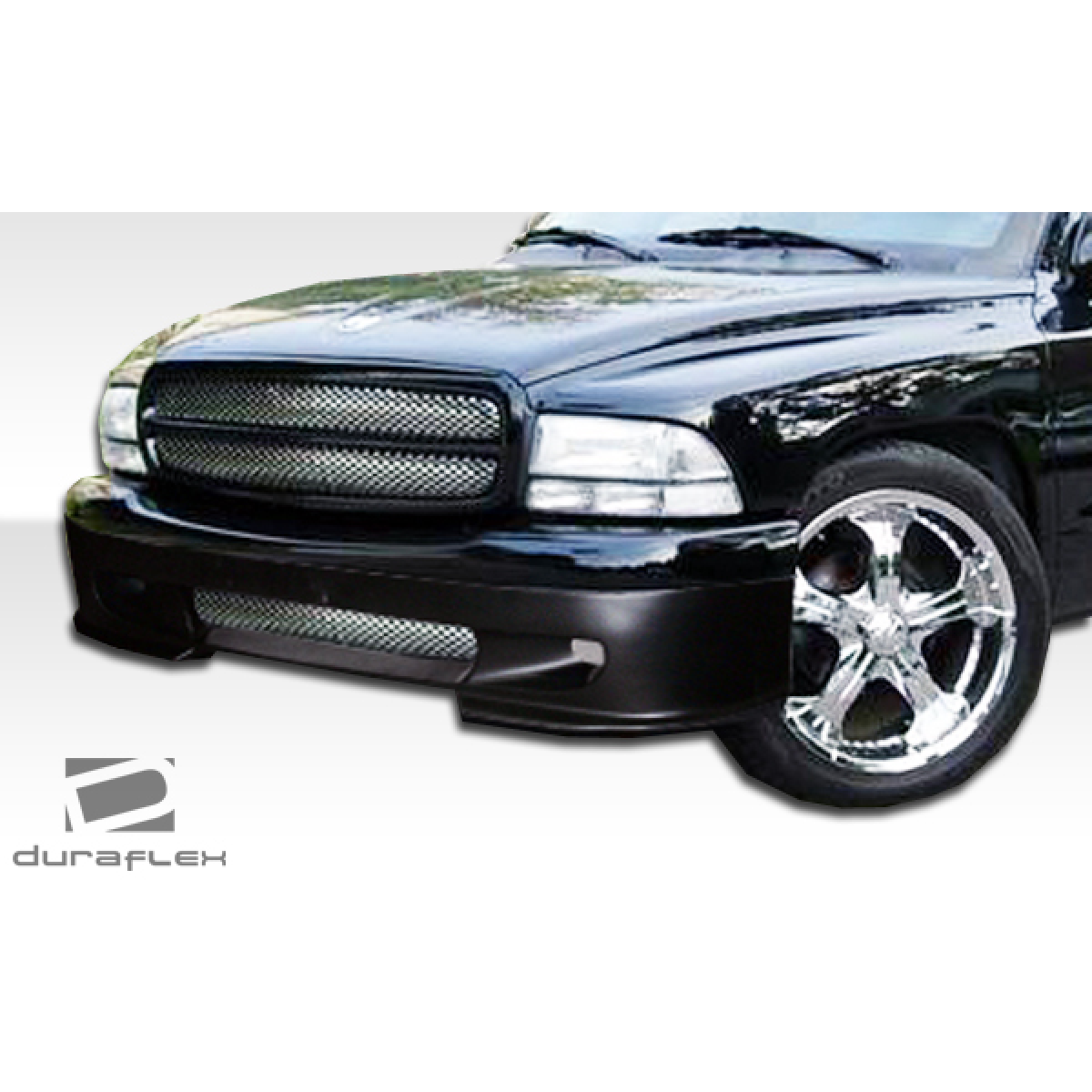 Modify your Dodge Dakota 1997 with our Exterior/Front Bumpers or Lips - Front view with slight angle to the side