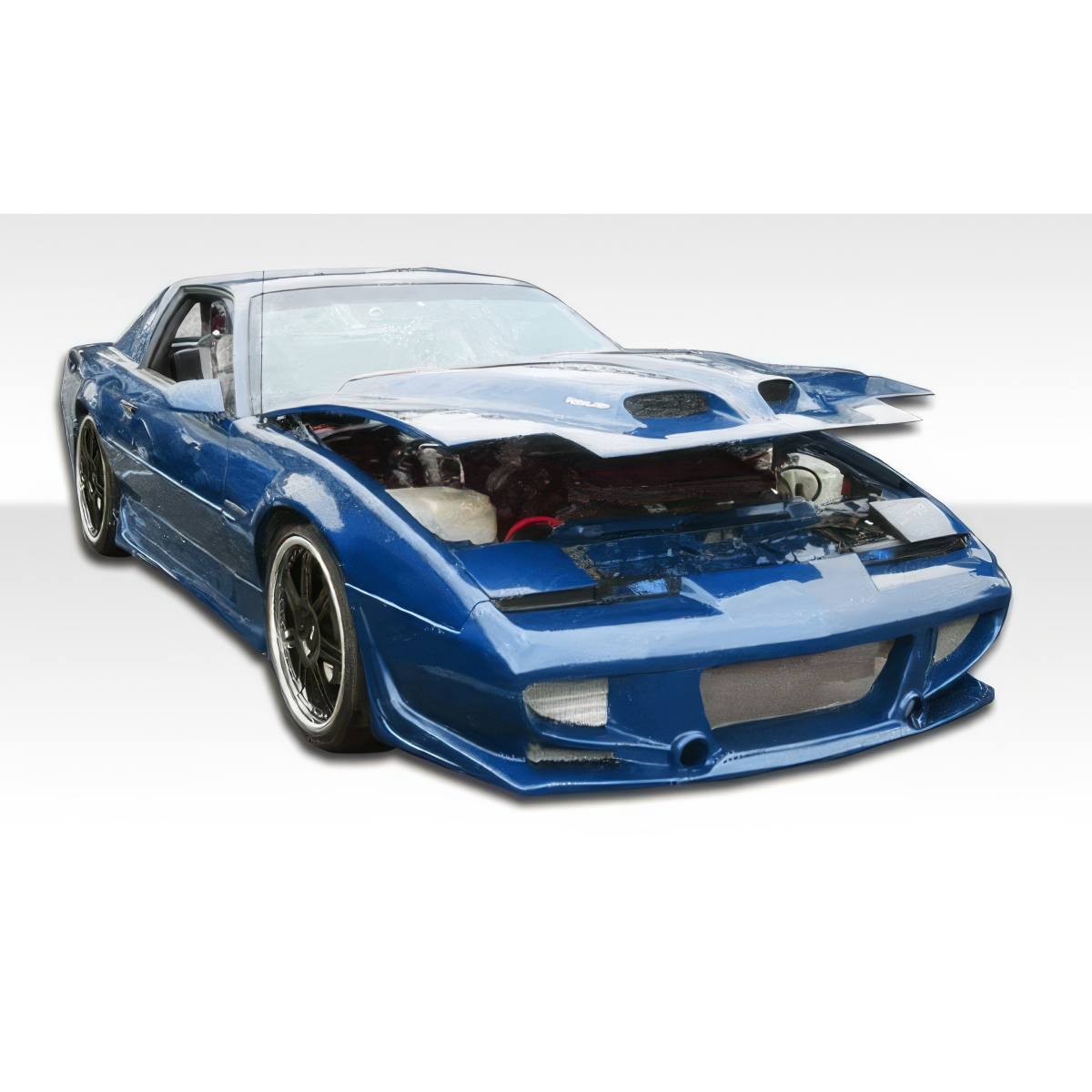 Modify your Pontiac Firebird 1982 with our Exterior/Front Bumpers or Lips - View is at an angle showcasing front bumper design