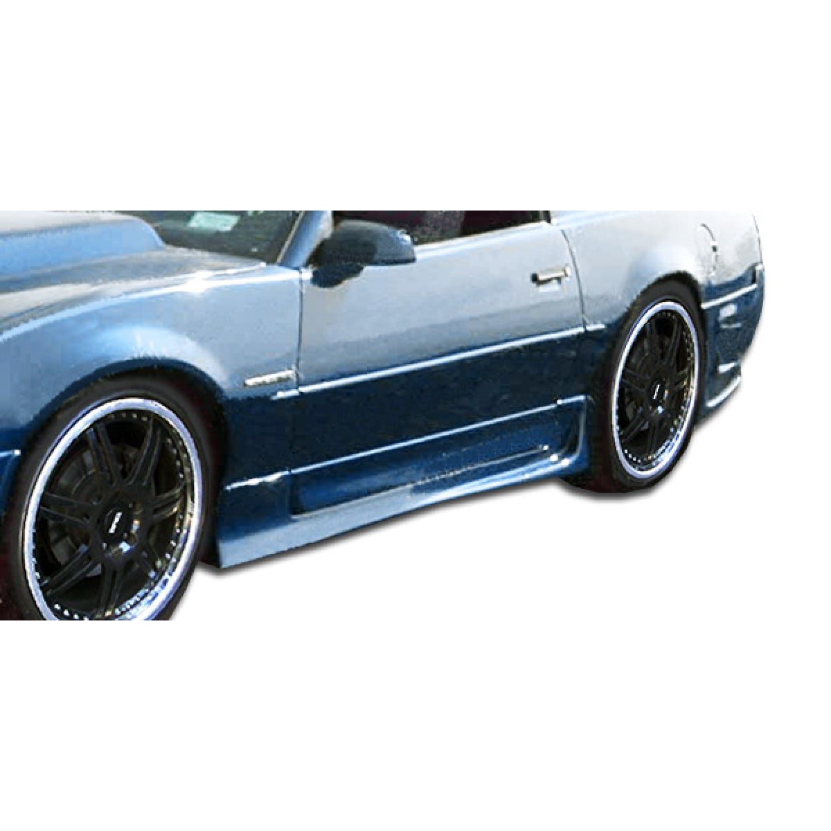 Modify your Chevrolet Camaro 1982 with our Exterior/Complete Body Kits - Angle shows lower side of car and side skirts clearly