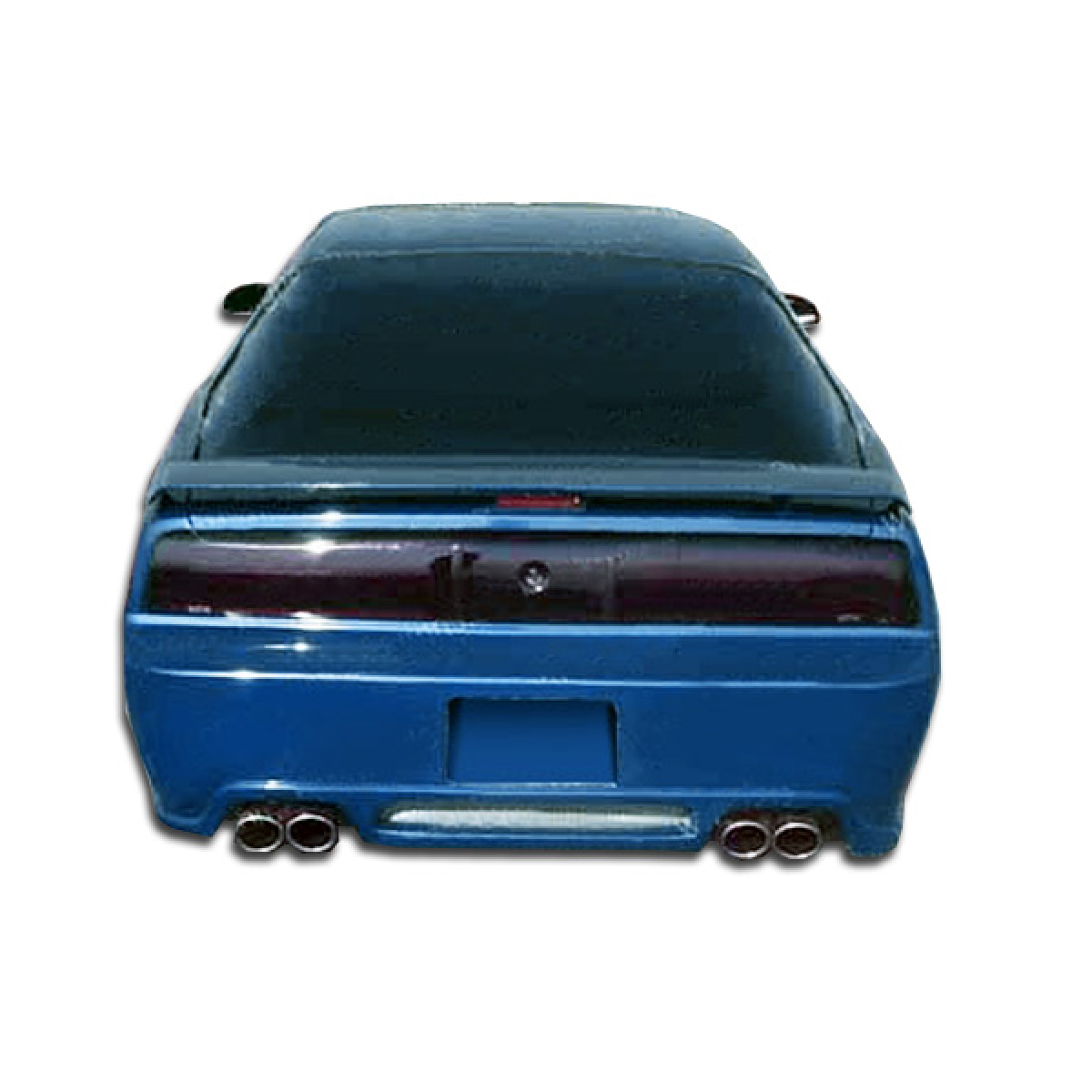 Modify your Pontiac Firebird 1982 with our Exterior/Rear Bumpers or Lips - Rear view of the vehicle at a straight angle