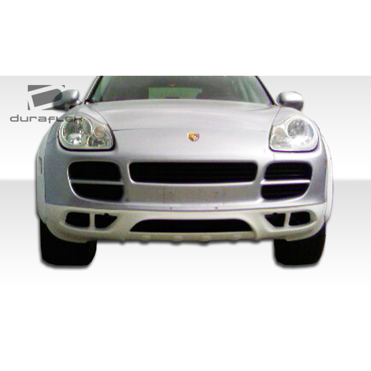 Modify your Porsche Cayenne 2003 with our Exterior/Front Bumpers or Lips - Front view of Porsche Cayenne part at eye level