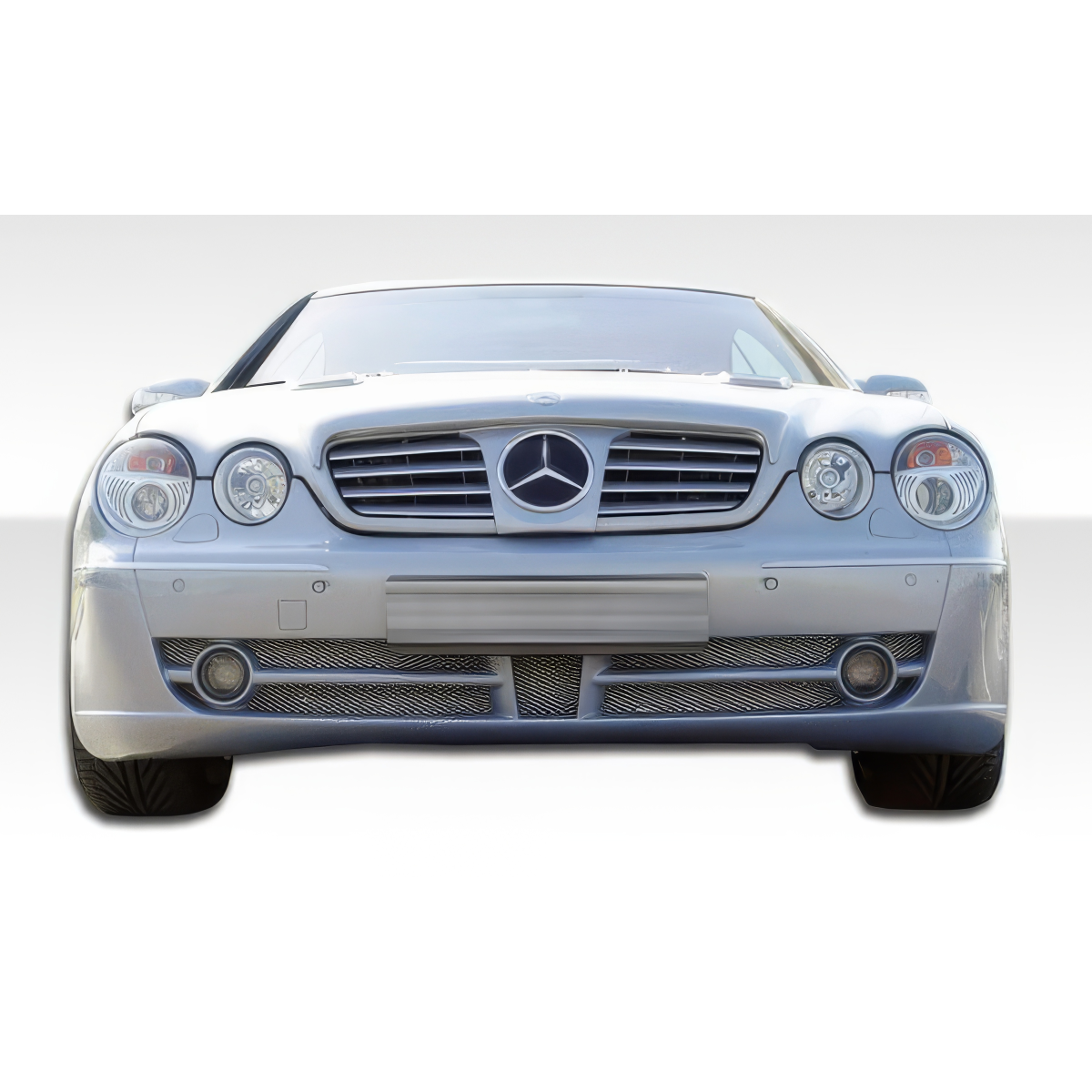 Modify your Mercedes-Benz CL500 2000 with our Exterior/Front Bumpers or Lips - Front view of vehicle at eye level angle