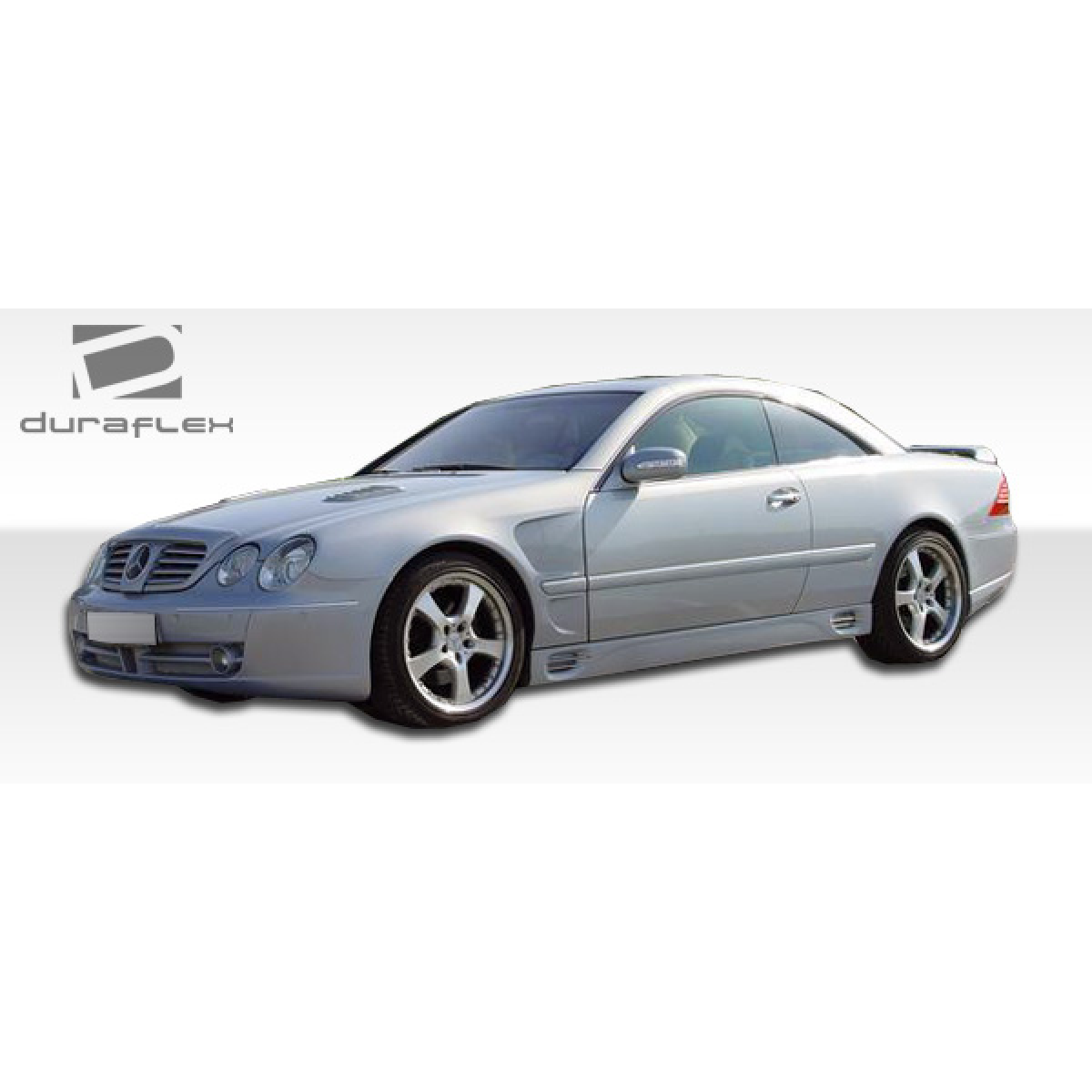 Modify your Mercedes-Benz CL500 2000 with our Exterior/Front Bumpers or Lips - Side view of the car at a 45 degree angle