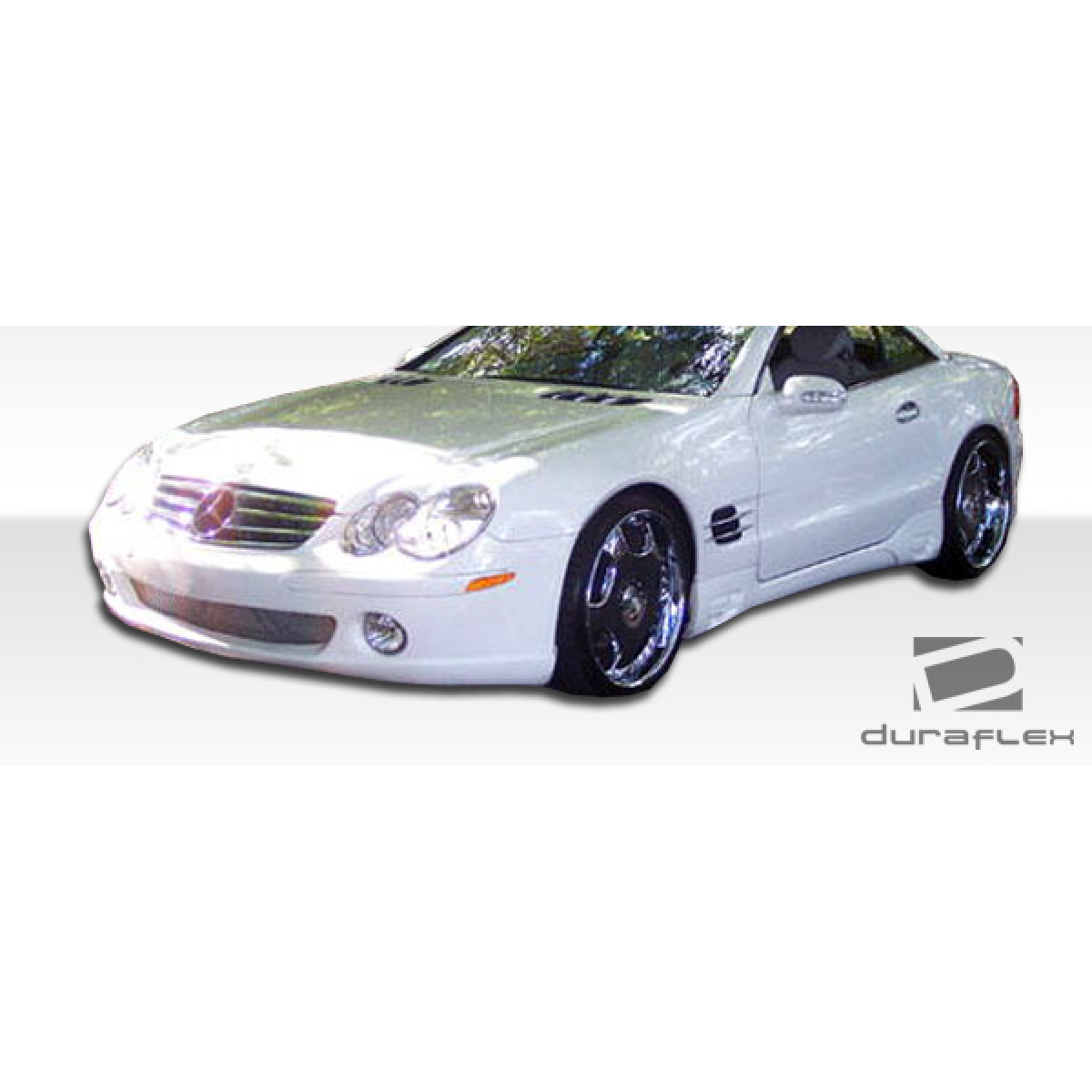 Modify your Mercedes-Benz SL-Class 2003 with our Exterior/Front Bumpers or Lips - Front angled view of the bumper on vehicle