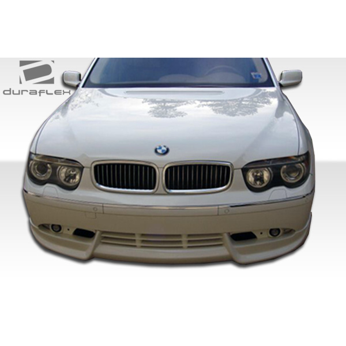 Modify your BMW 7-Series 2002 with our Exterior/Front Bumpers or Lips - Front view of the vehicle at a straight angle