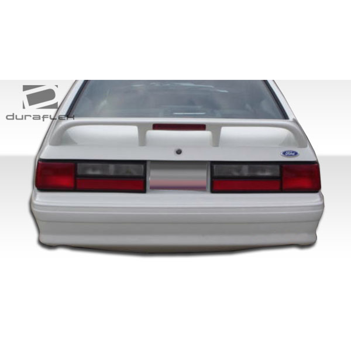 Modify your Ford Mustang 1979 with our Exterior/Rear Bumpers or Lips - Rear view straight on angle