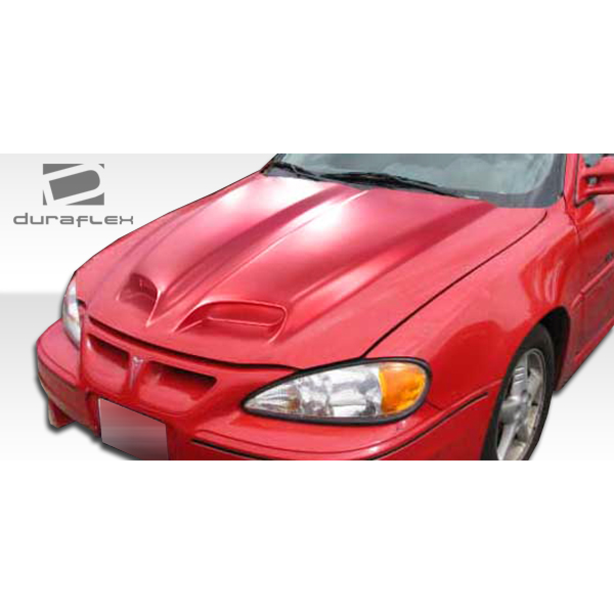 Modify your Pontiac Grand Am 1999 with our Exterior/Hoods - The angle shows the hood from a front side view