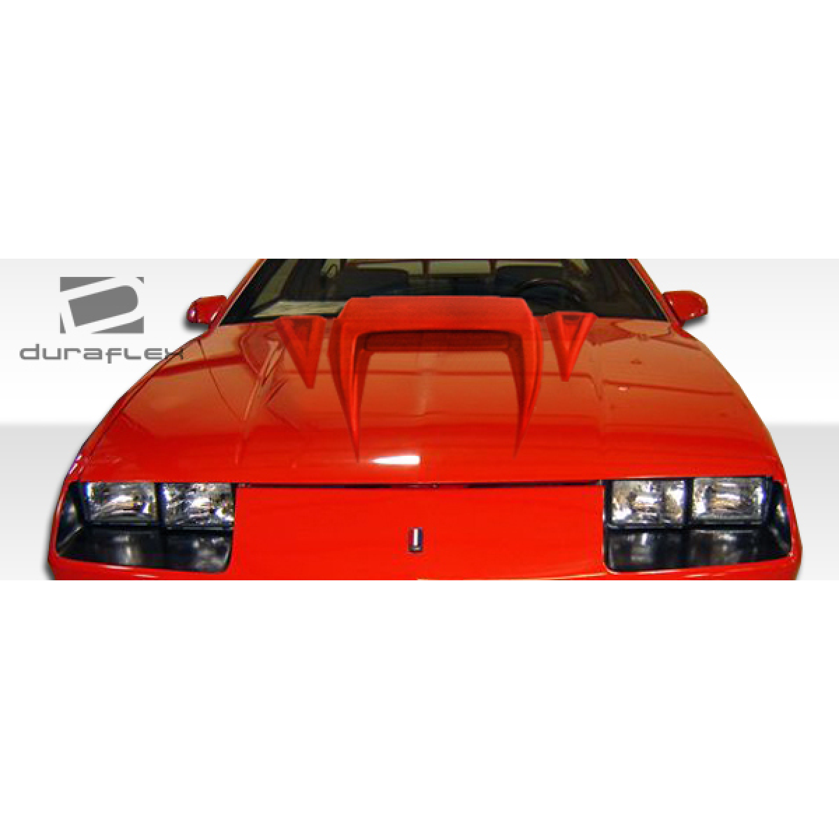 Modify your Chevrolet Camaro 1982 with our Exterior/Hoods - Front view of the hood at eye level