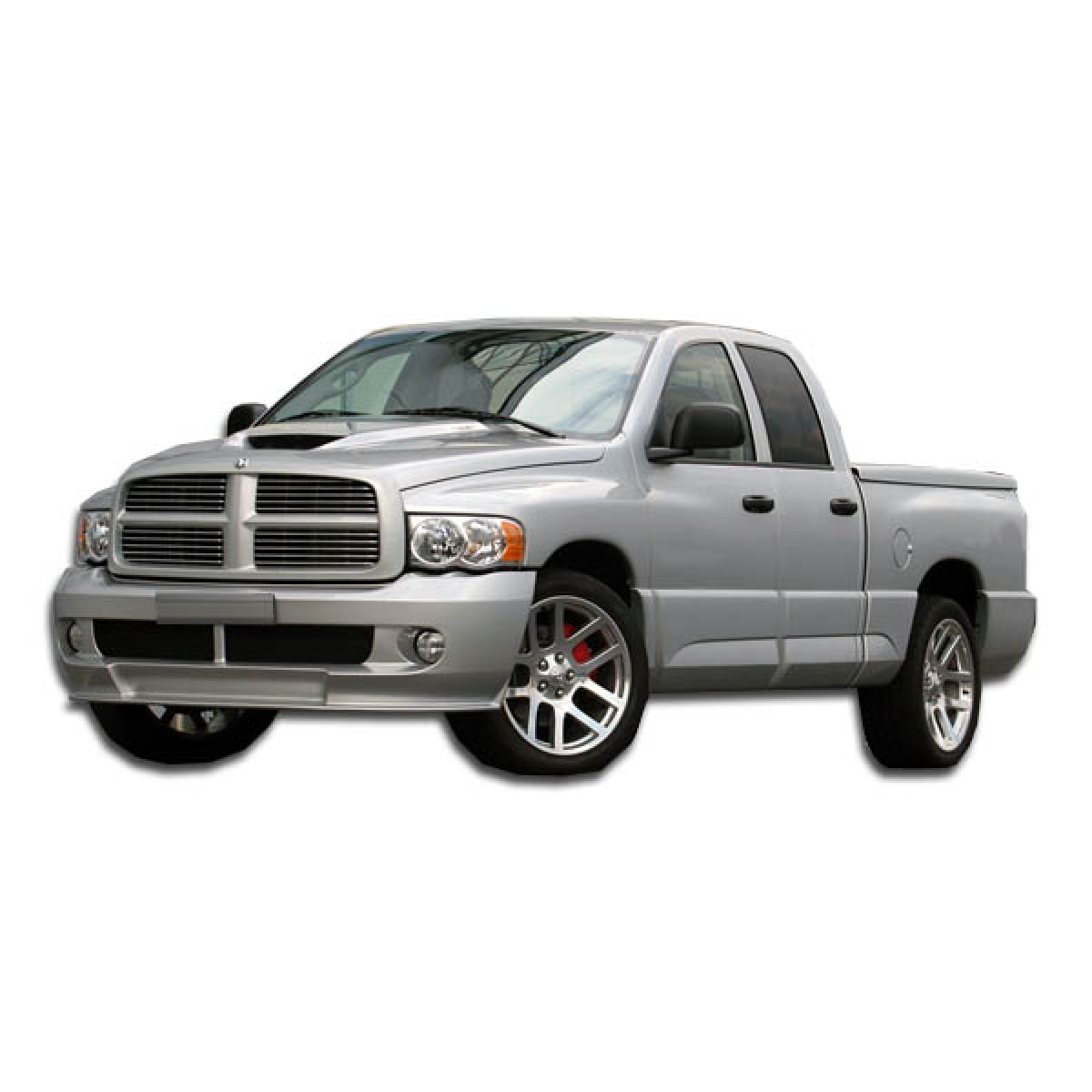 Modify your Dodge Ram 2002 with our Exterior/Front Bumpers or Lips - Front angle view of the truck