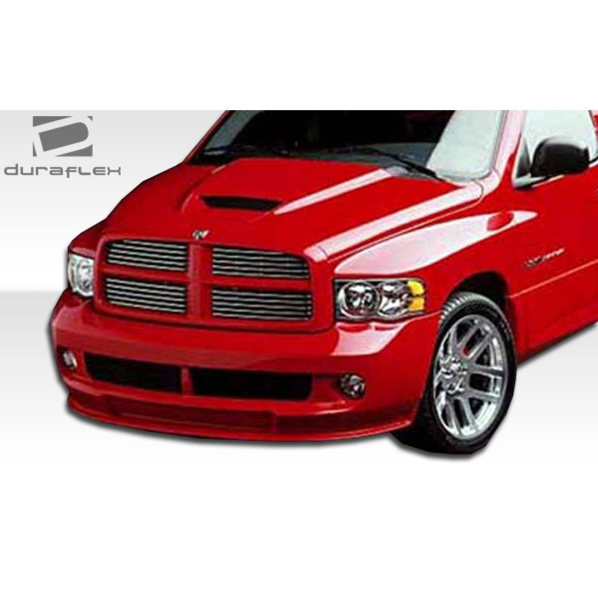 Modify your Dodge Ram 2002 with our Exterior/Front Bumpers or Lips - Front view at a slight angle showing the bumper