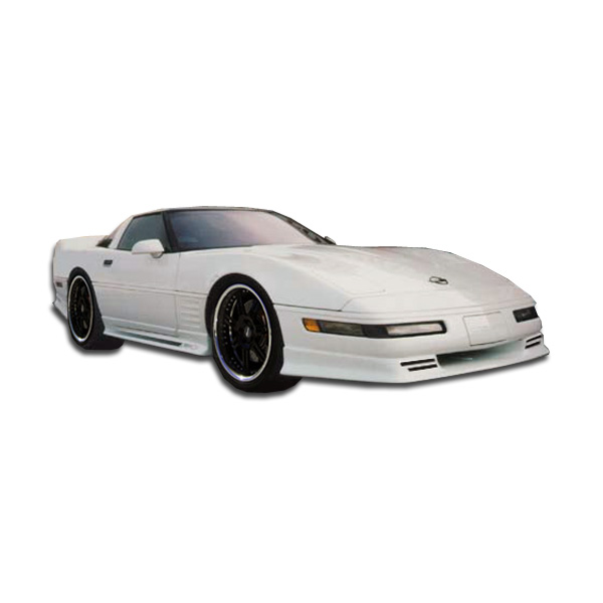 Modify your Chevrolet Corvette 1991 with our Exterior/Complete Body Kits - Angled view from the front and side