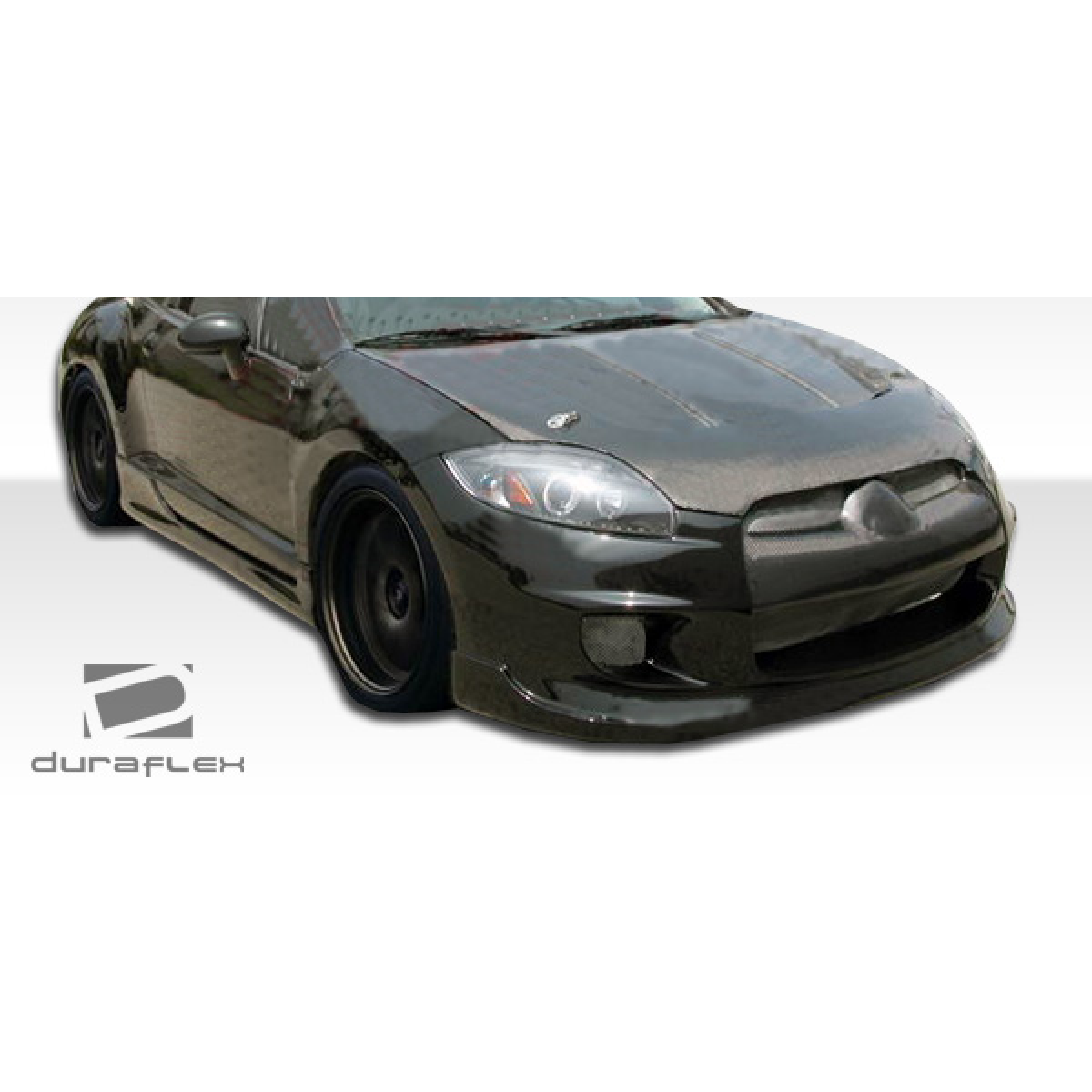 Modify your Mitsubishi Eclipse 2006 with our Exterior/Complete Body Kits - Front view from a low angle showing the bumper