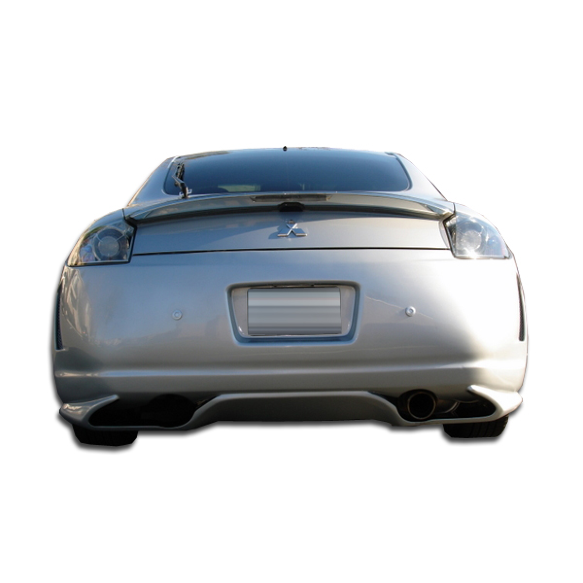 Modify your Mitsubishi Eclipse 2006 with our Exterior/Rear Bumpers or Lips - Rear view of the vehicle at eye level