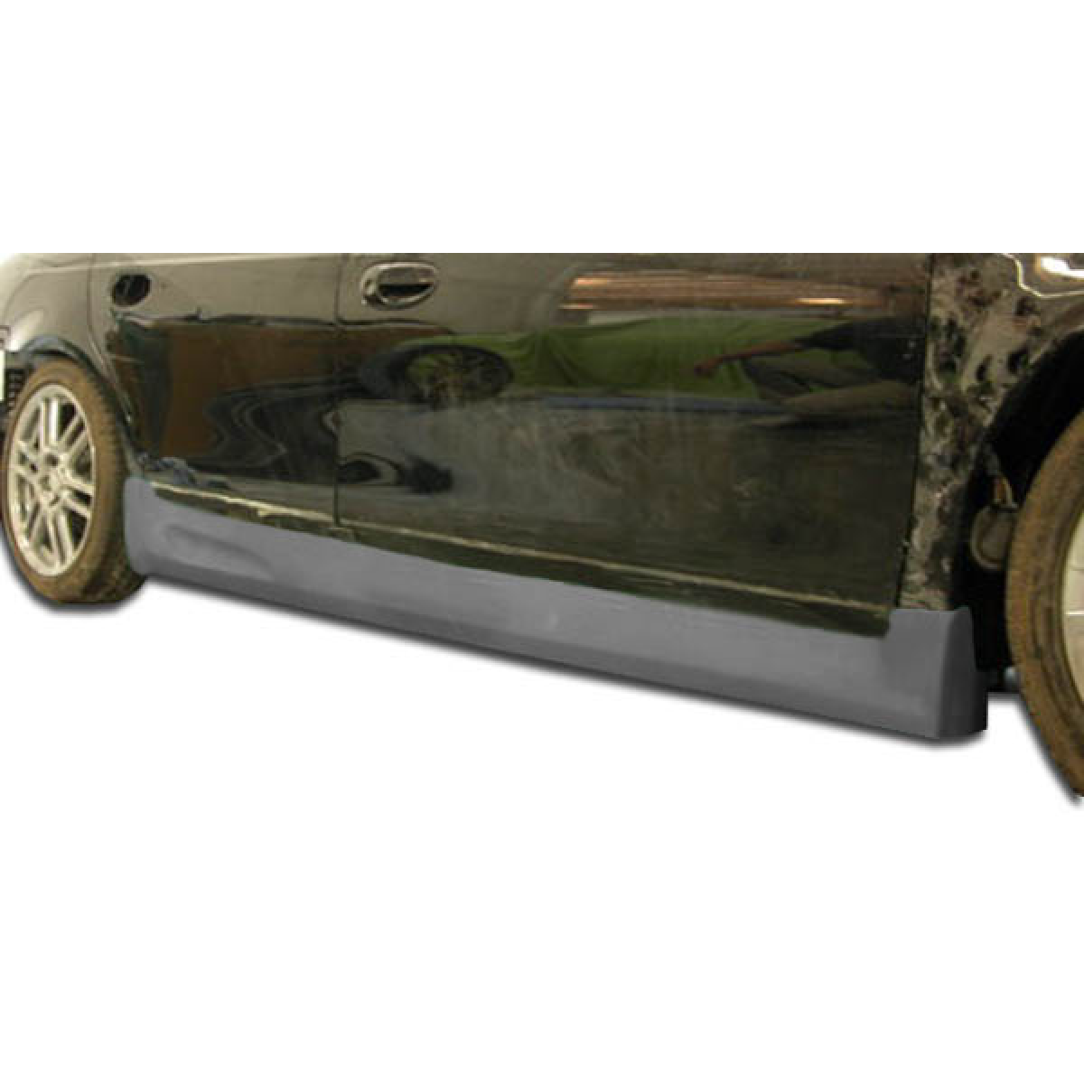 Modify your Dodge Neon 2000 with our Exterior/Side Skirts - Side view of the vehicle part