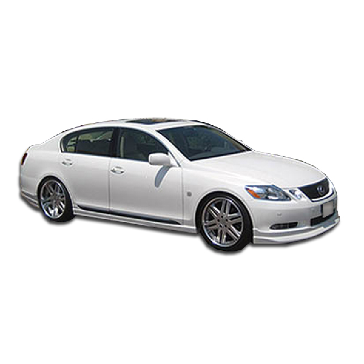 Modify your Lexus GS300 2006 with our Exterior/Side Skirts - Side angle view of Lexus GS300