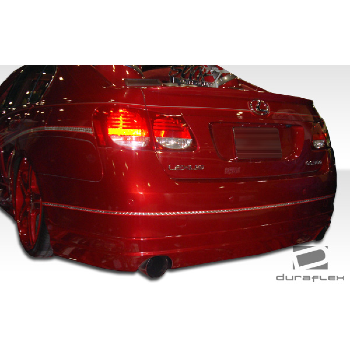 Modify your Lexus GS300 2006 with our Exterior/Rear Bumpers or Lips - Rear angle showing rear bumper and exhaust tip