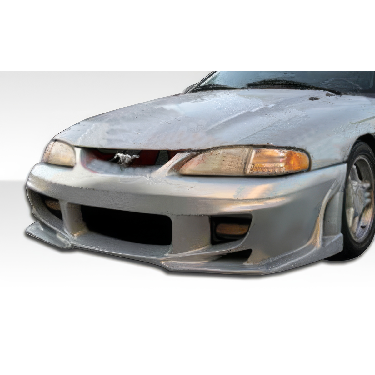 Modify your Ford Mustang 1994 with our Exterior/Complete Body Kits - Front angle view of car body kit part