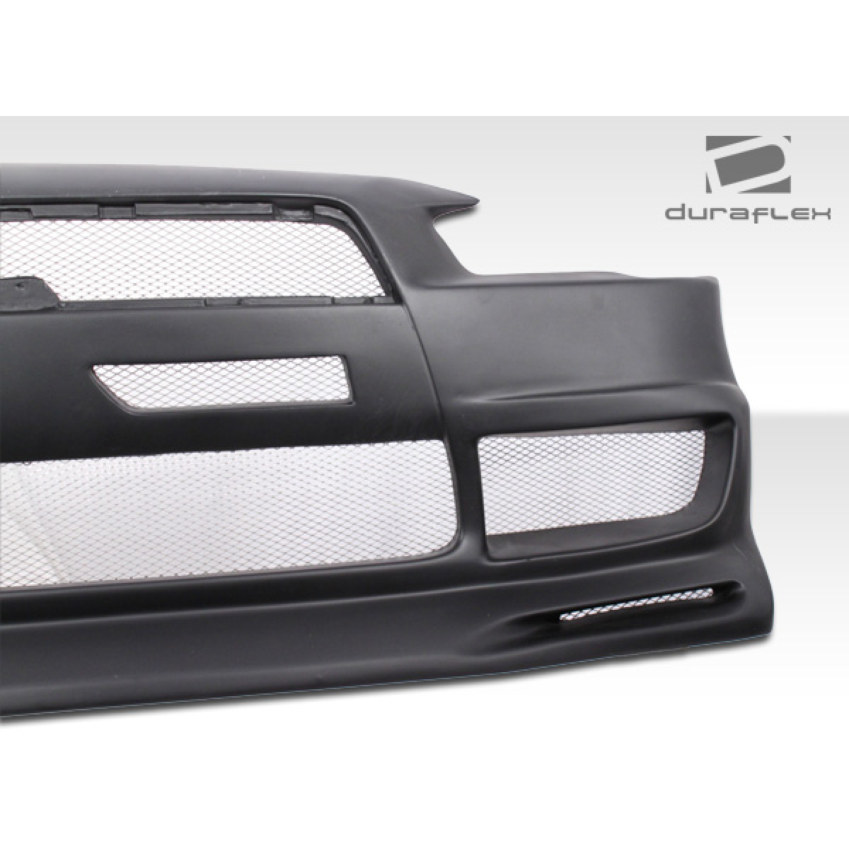 Modify your Mitsubishi Lancer 2008 with our Exterior/Complete Body Kits - Front view showing contours and mesh design