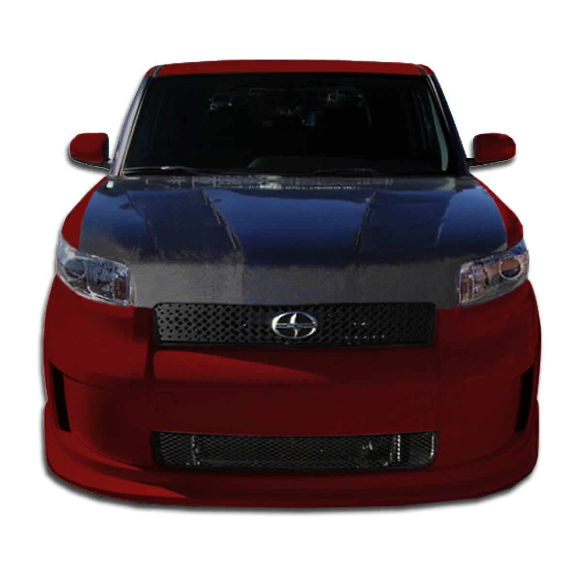 Modify your Scion xB 2008 with our Exterior/Front Bumpers or Lips - Front view of a car at a straight angle