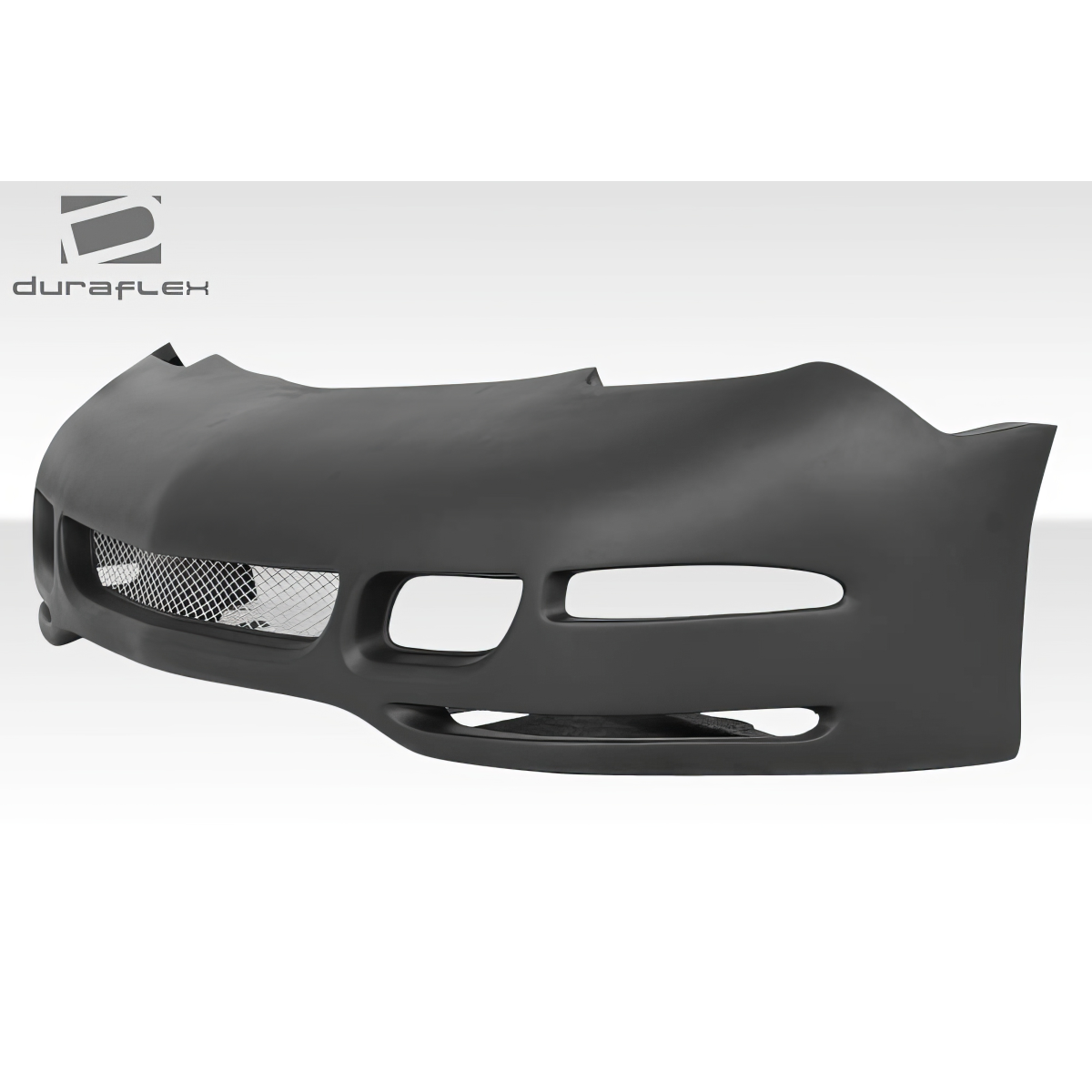 Modify your Chevrolet Corvette 1997 with our Exterior/Front Bumpers or Lips - Front angle view of a bumper part