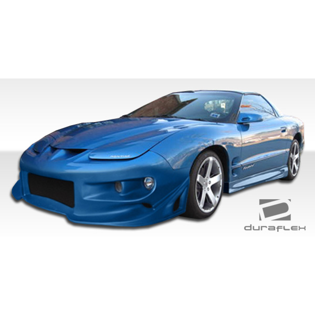 Modify your Pontiac Firebird 1993 with our Exterior/Side Skirts - Angle from the front with slight side view