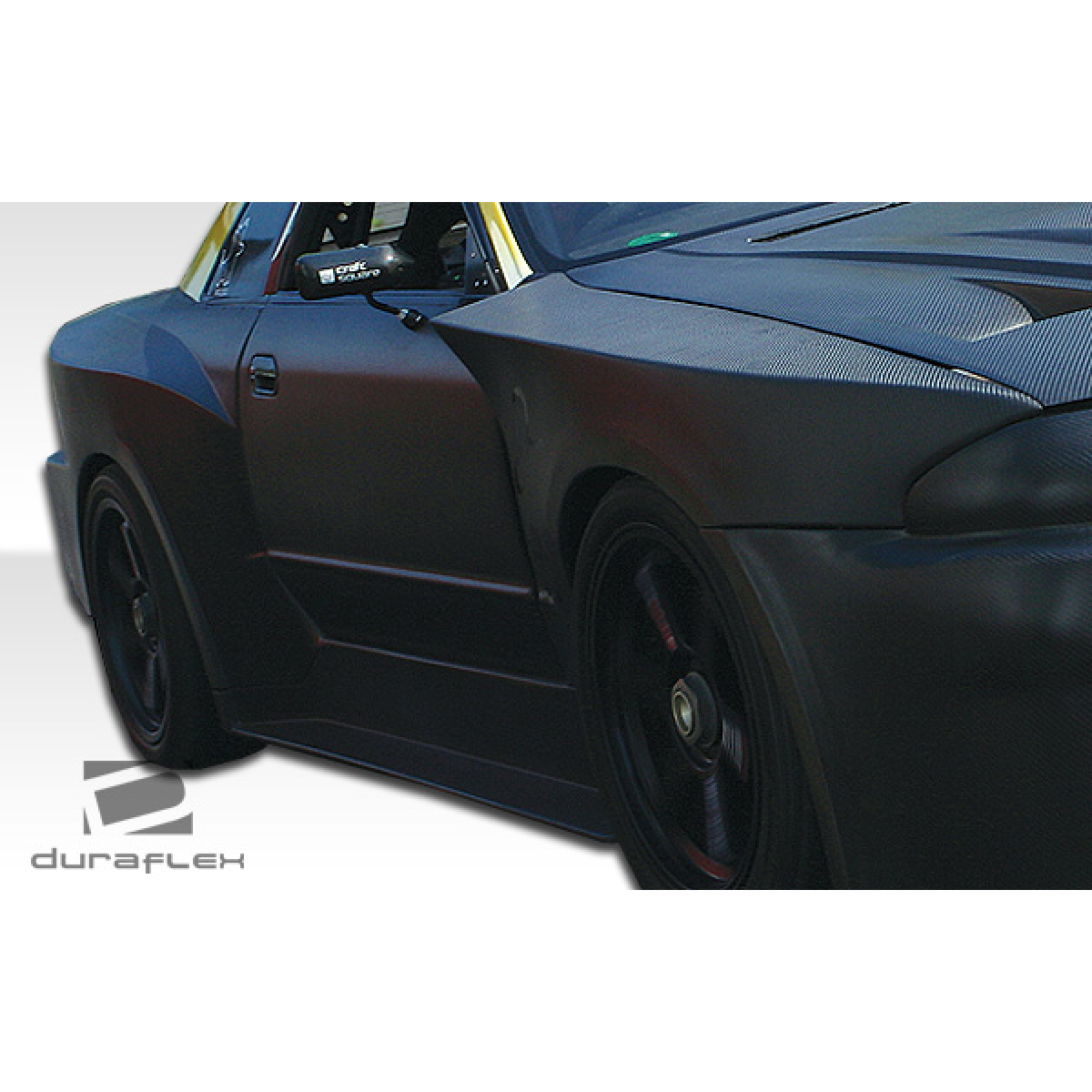 Modify your Nissan Skyline 1989 with our Exterior/Side Skirts - Angled view highlighting side skirts design