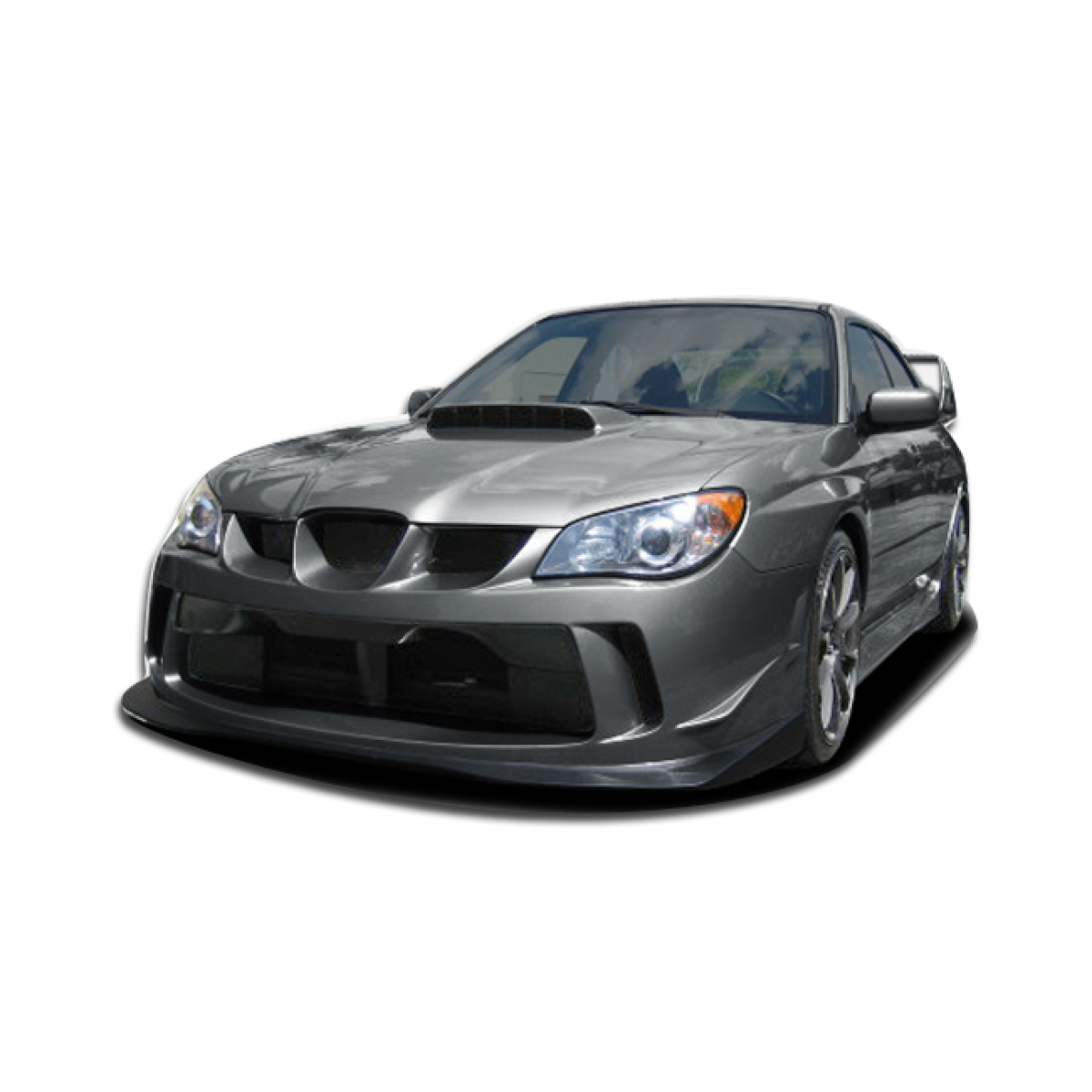 Modify your Subaru Impreza 2006 with our Exterior/Complete Body Kits - Front angle visibility of the bumper part