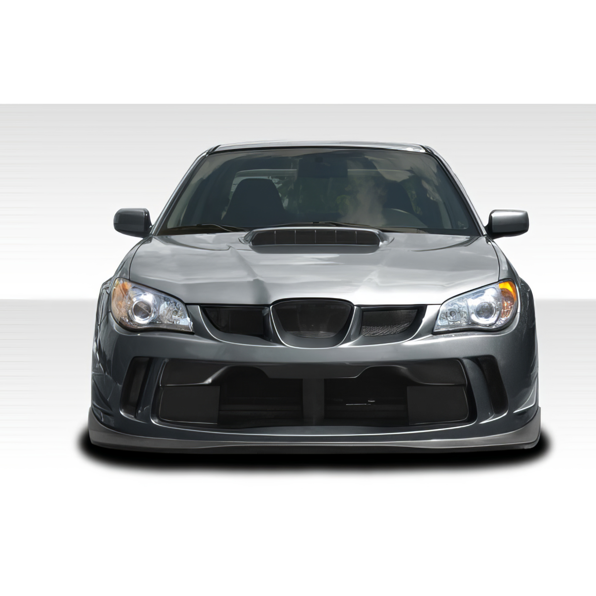 Modify your Subaru Impreza 2006 with our Exterior/Complete Body Kits - Front view of vehicle at eye level