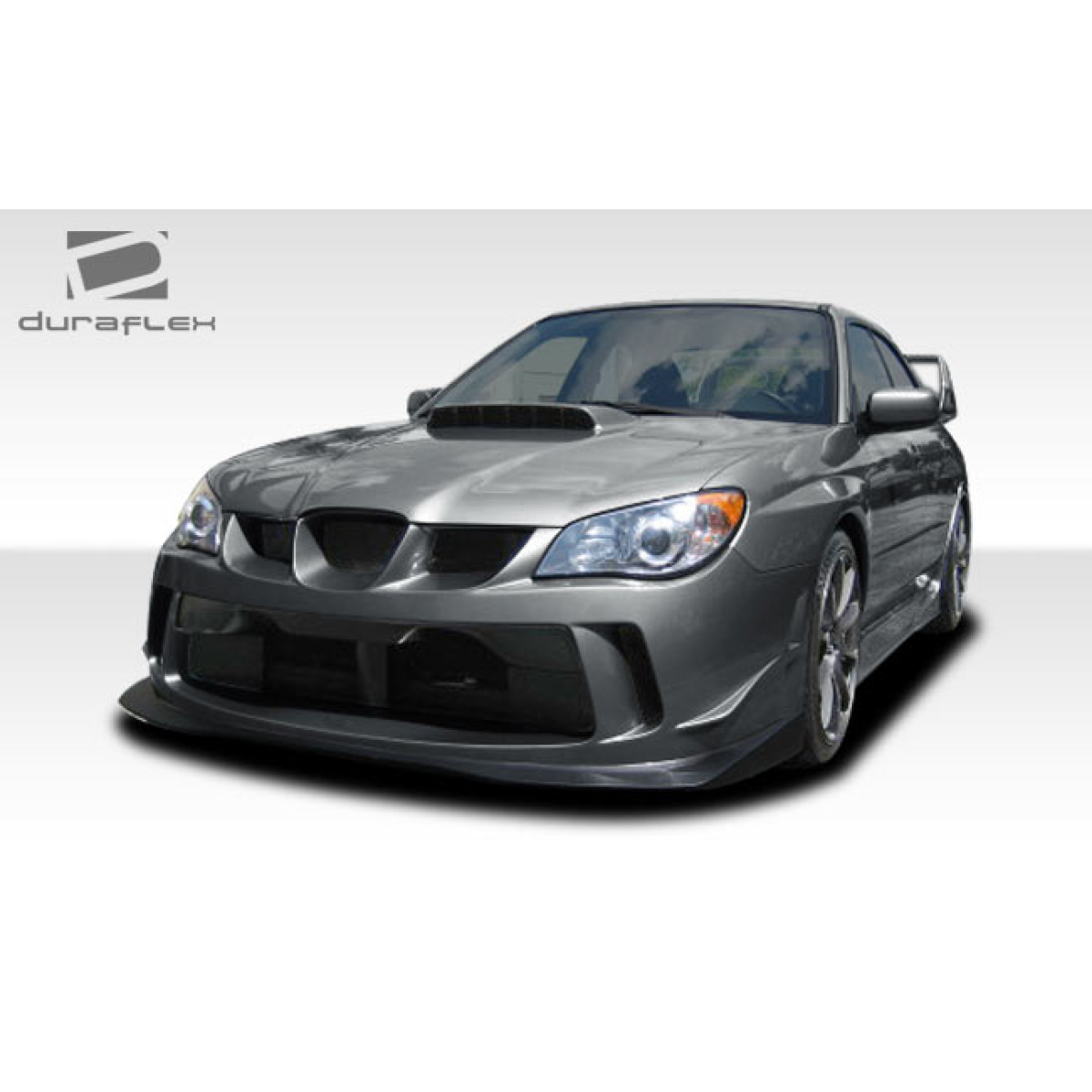 Modify your Subaru Impreza 2006 with our Exterior/Complete Body Kits - Front three quarter angle view of a car