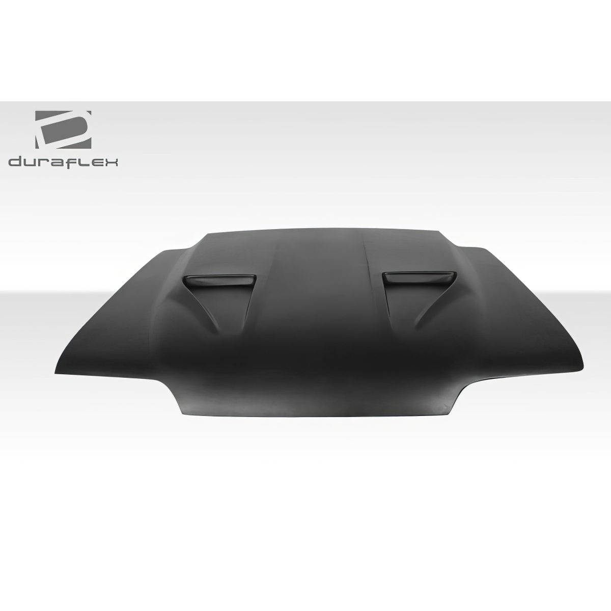 Modify your Ford Mustang 1987 with our Exterior/Hoods - Top view of a hood at a flat angle