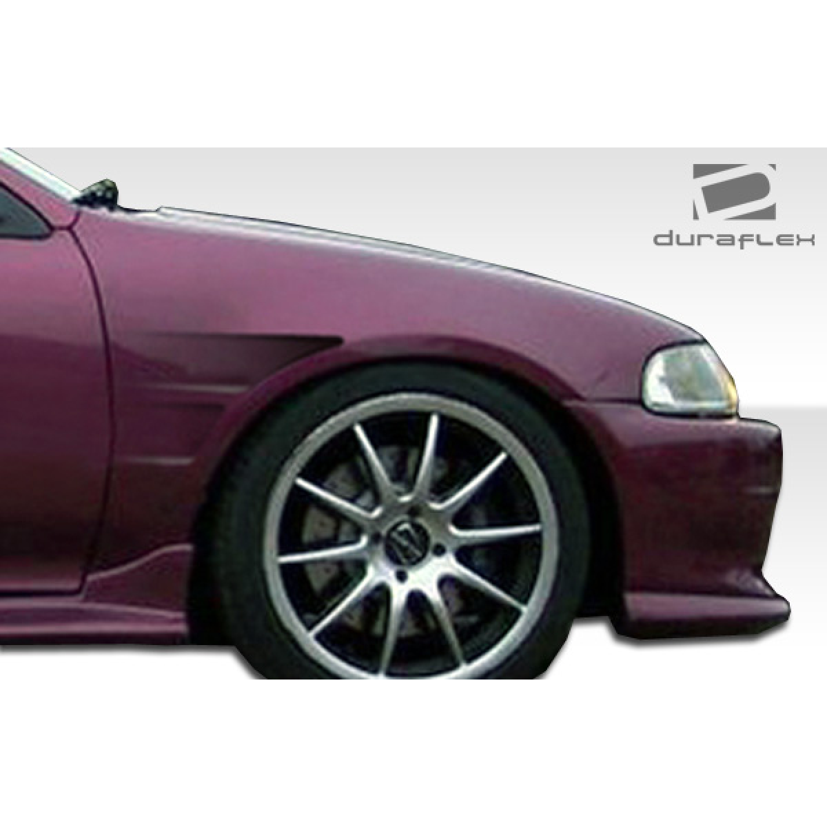 Modify your Honda Civic 1992 with our Exterior/Fenders - Side angle view of vehicle fender