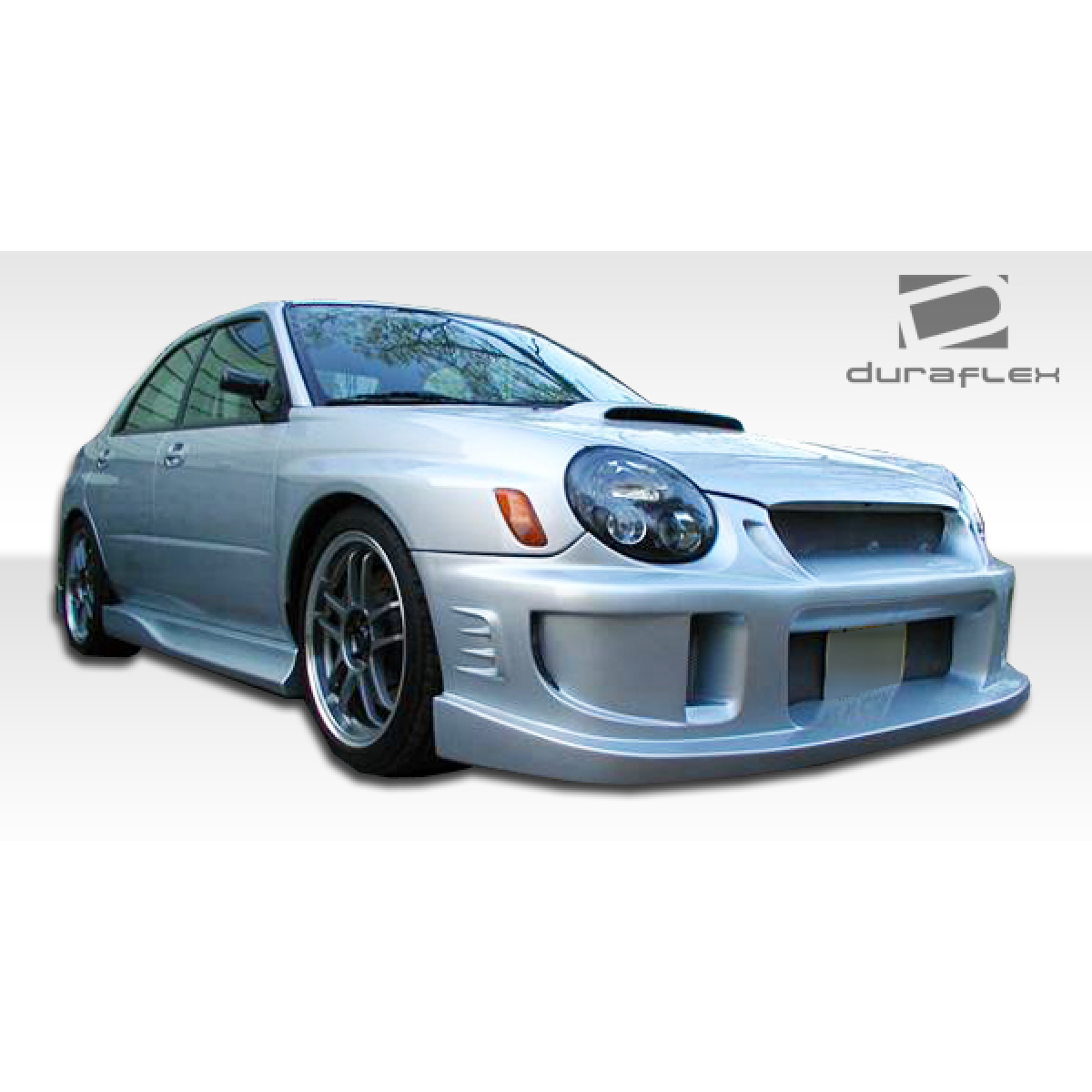 Modify your Subaru Impreza 2002 with our Exterior/Front Bumpers or Lips - Front angle view of the bumper part