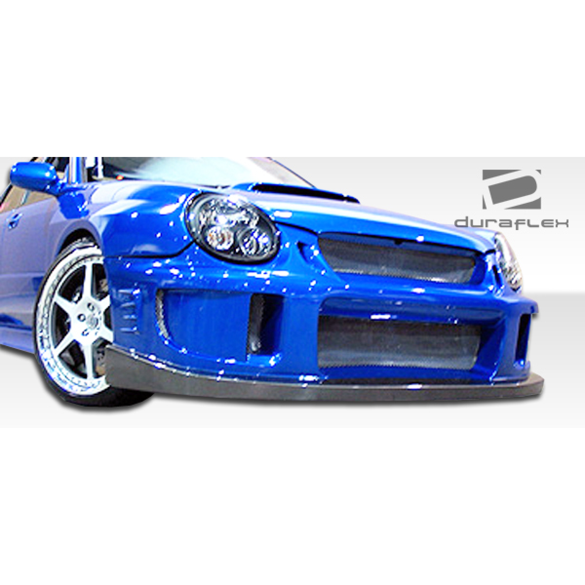 Modify your Subaru Impreza 2002 with our Exterior/Front Bumpers or Lips - Front angle view of the bumper showcasing design