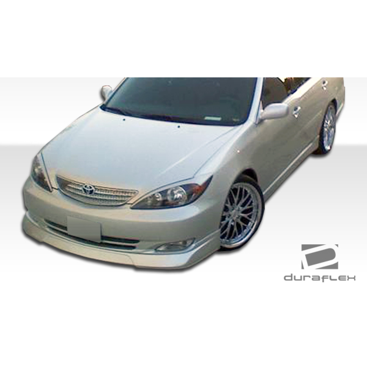 Modify your Toyota Camry 2002 with our Exterior/Front Bumpers or Lips - Front view angle of the vehicle part