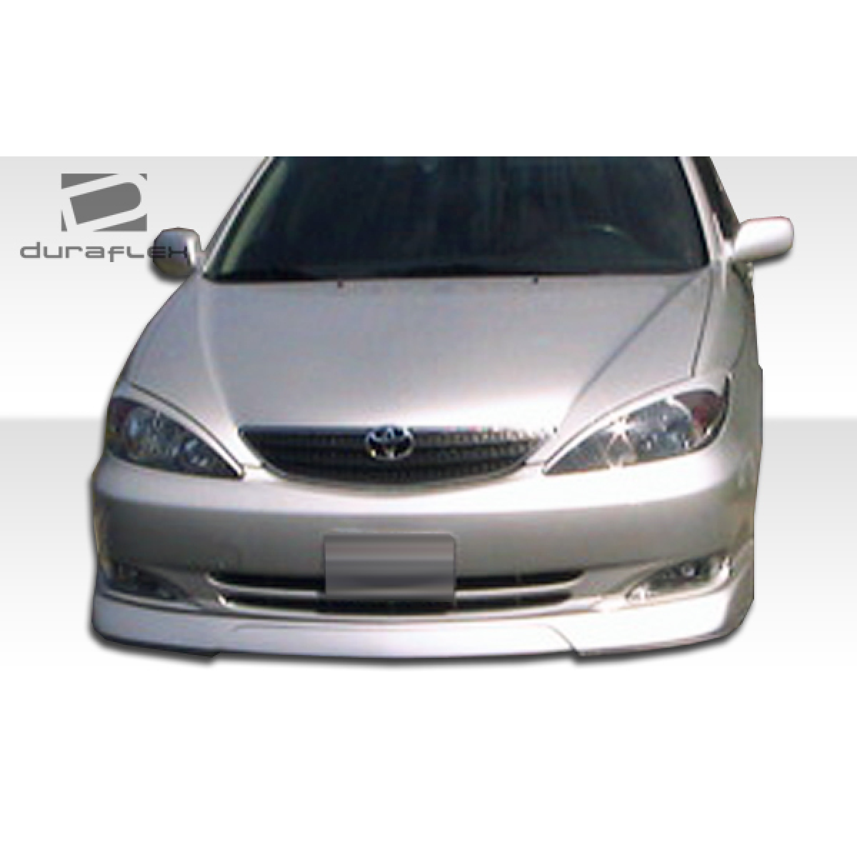 Modify your Toyota Camry 2002 with our Exterior/Front Bumpers or Lips - Front view of a vehicle part at a slight angle