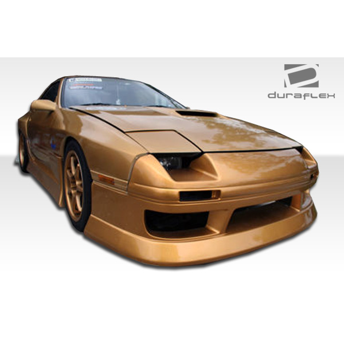 Modify your Mazda RX-7 1986 with our Exterior/Side Skirts - Front three quarter view of the car