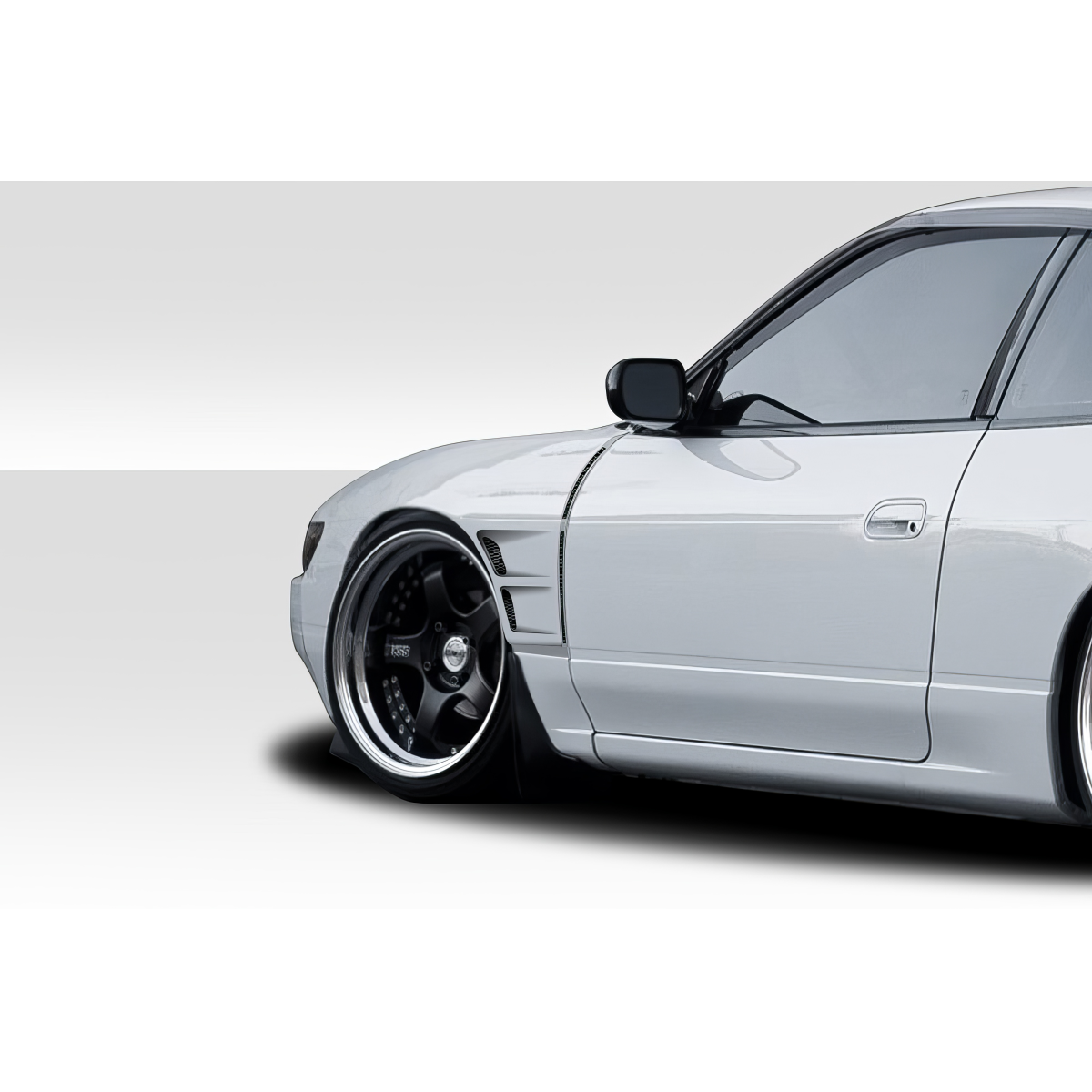 Modify your Nissan Silvia 1989 with our Exterior/Fenders - Side profile showcasing fender modifications