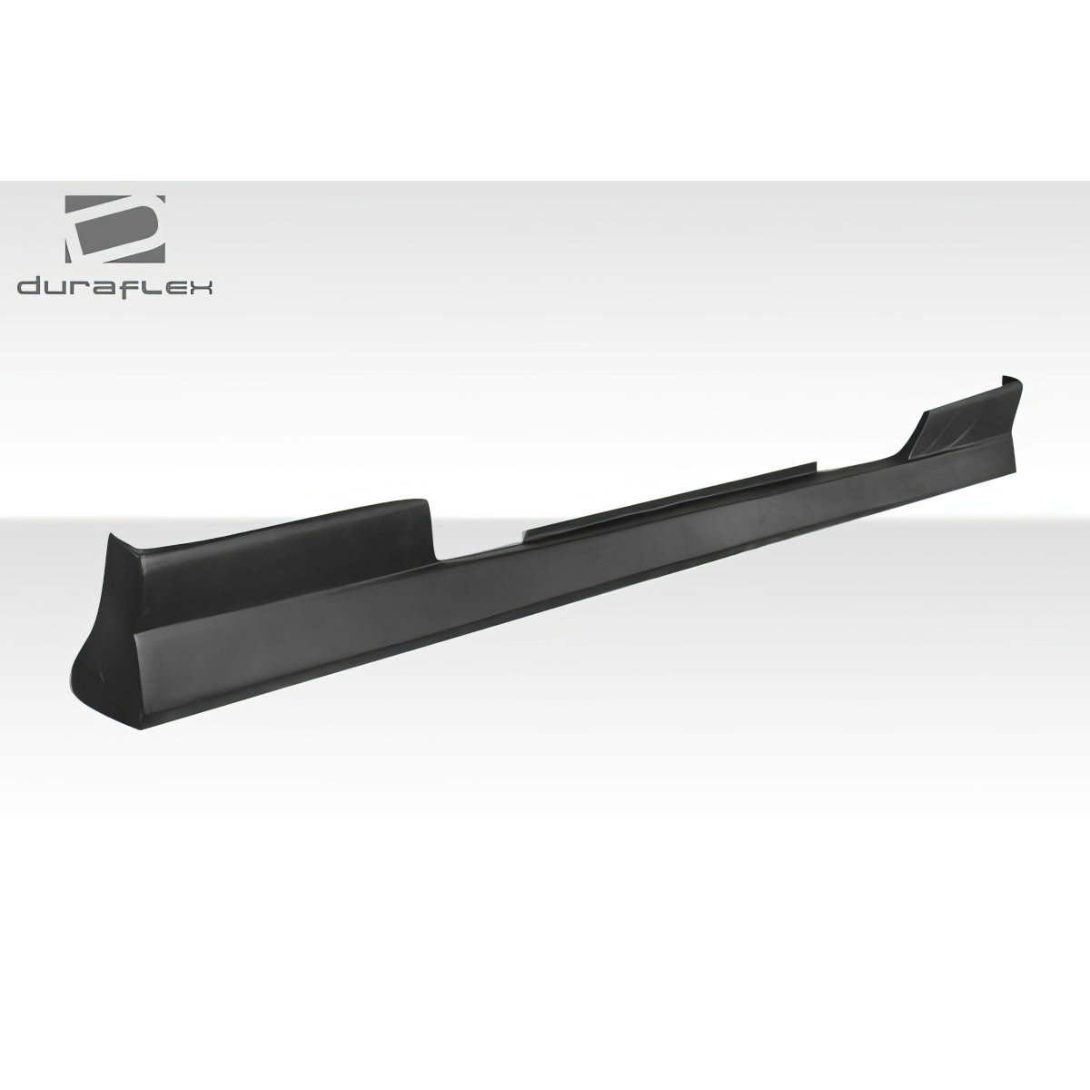 Modify your Ford Mustang 2005 with our Exterior/Side Skirts - Side view angled to show curves and design