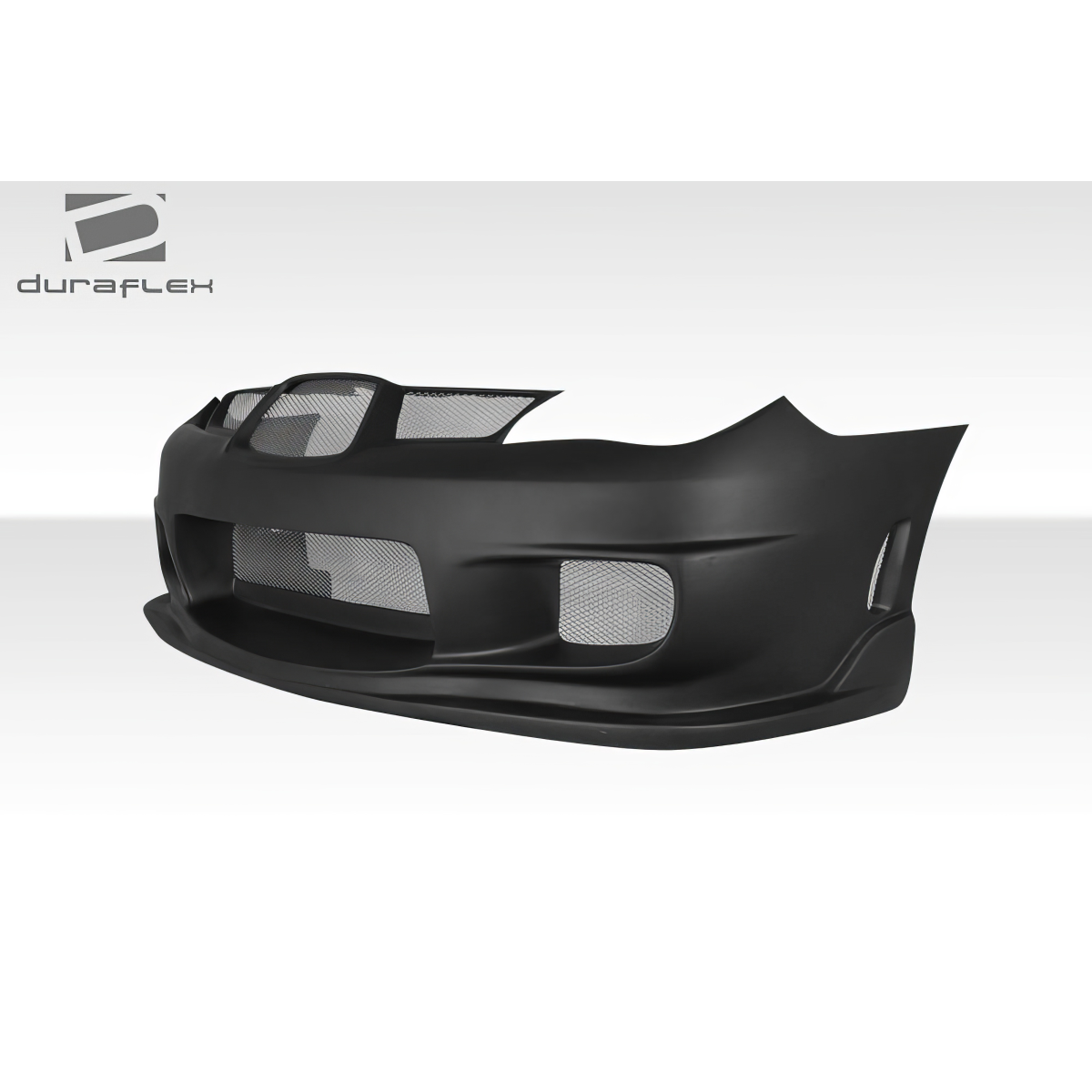 Modify your Subaru Impreza 2006 with our Exterior/Front Bumpers or Lips - Front view angle of the bumper with mesh inserts