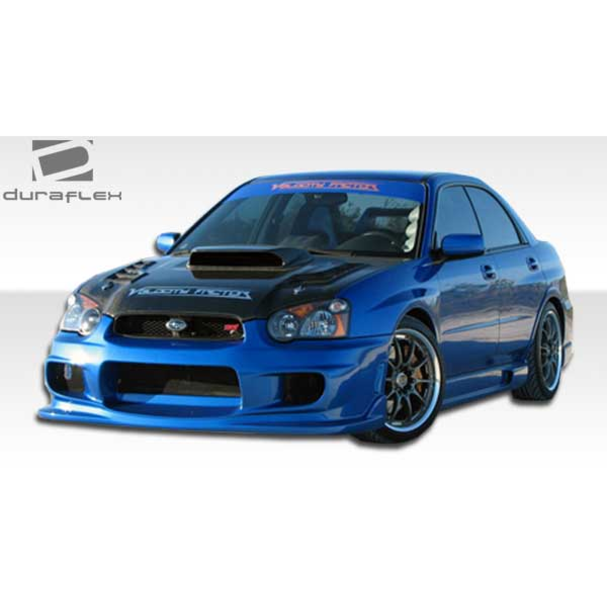 Modify your Subaru Impreza 2006 with our Exterior/Complete Body Kits - Front angle view of the vehicle