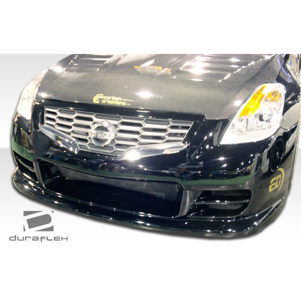 Modify your Nissan Altima 2008 with our Exterior/Front Bumpers or Lips - Front view angle of the Nissan Altima bumper part