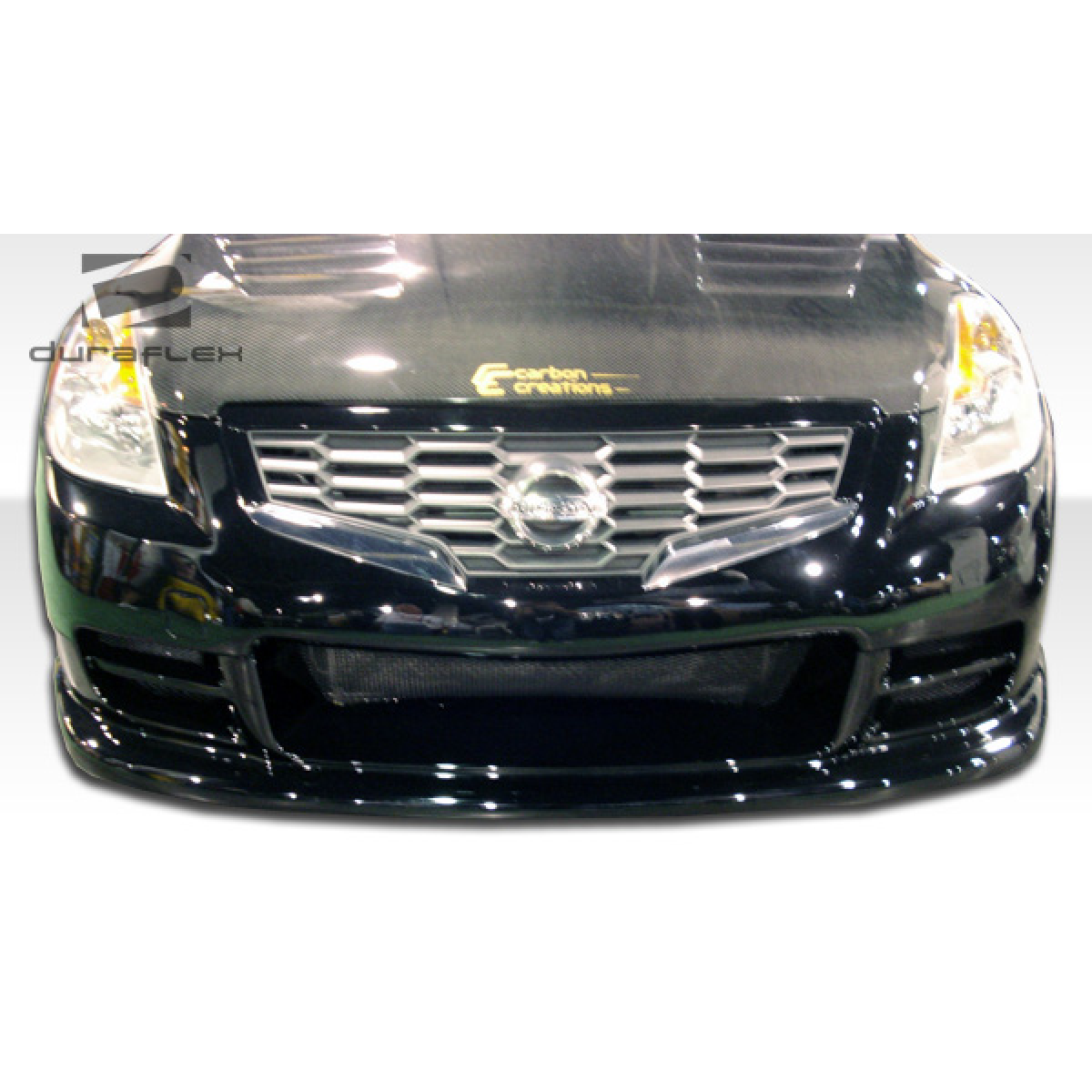 Modify your Nissan Altima 2008 with our Exterior/Front Bumpers or Lips - Front view of vehicle part at zero degree angle