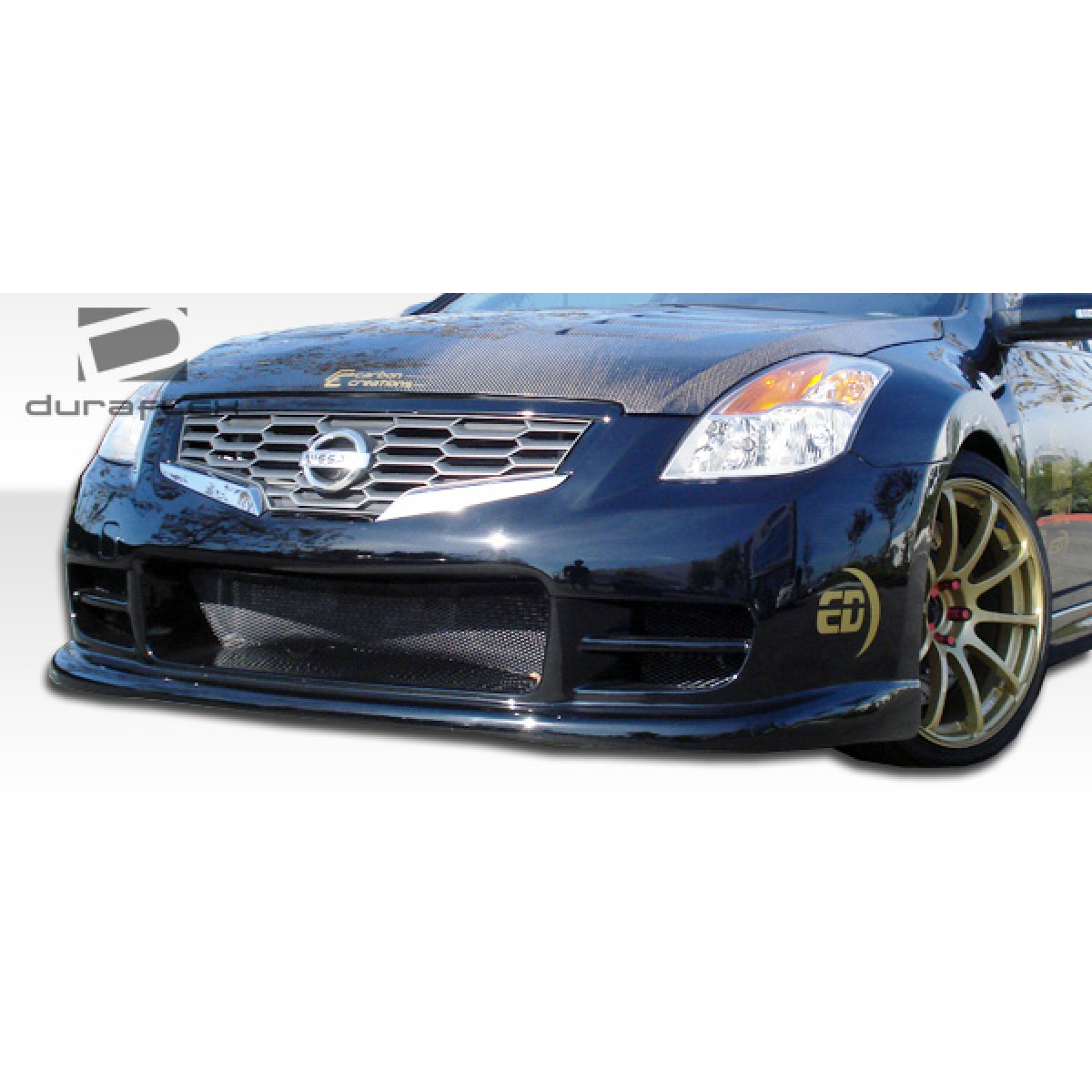 Modify your Nissan Altima 2008 with our Exterior/Front Bumpers or Lips - Front view showing bumper at slight upward angle