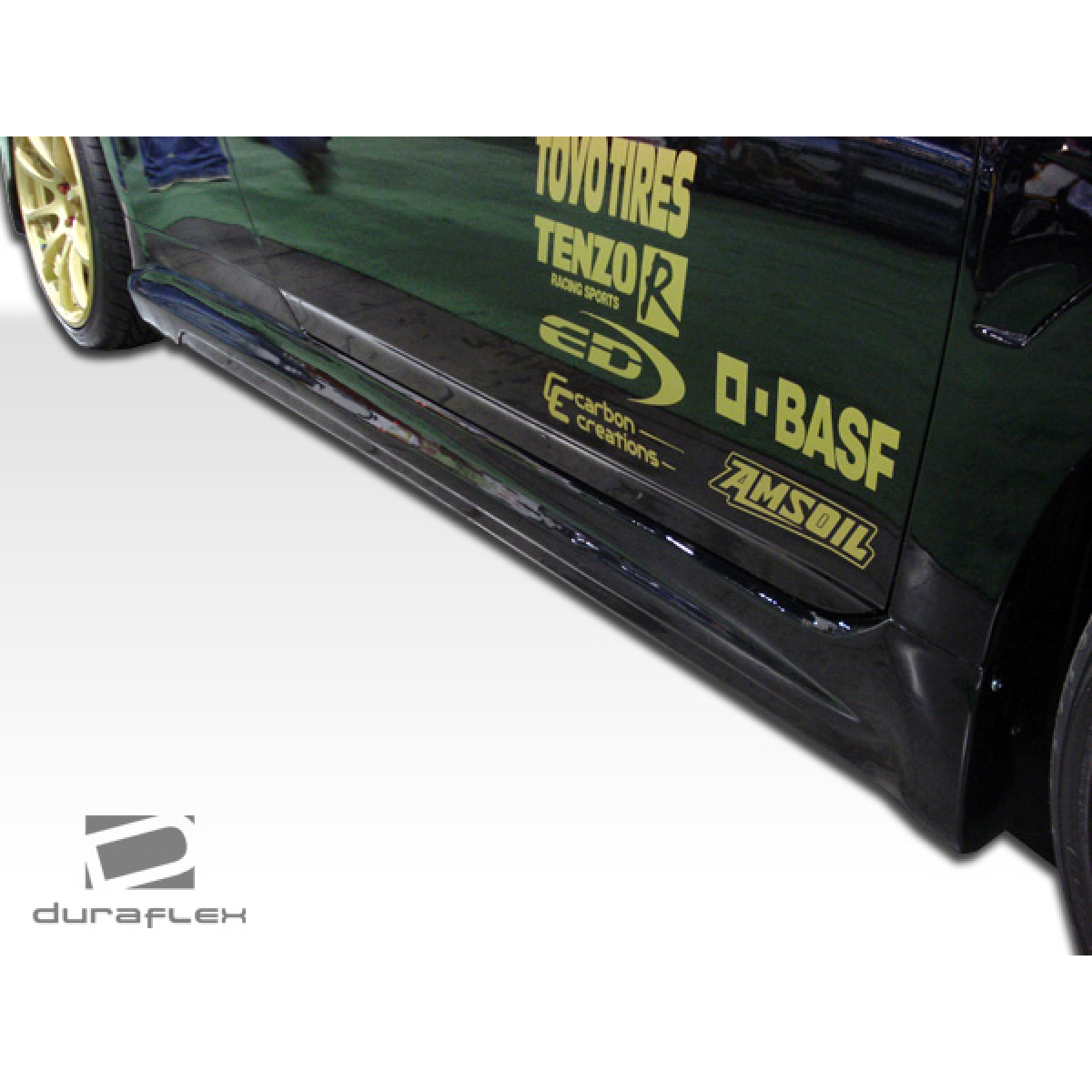 Modify your Nissan Altima 2008 with our Exterior/Complete Body Kits - Side view showing rocker panel at low angle