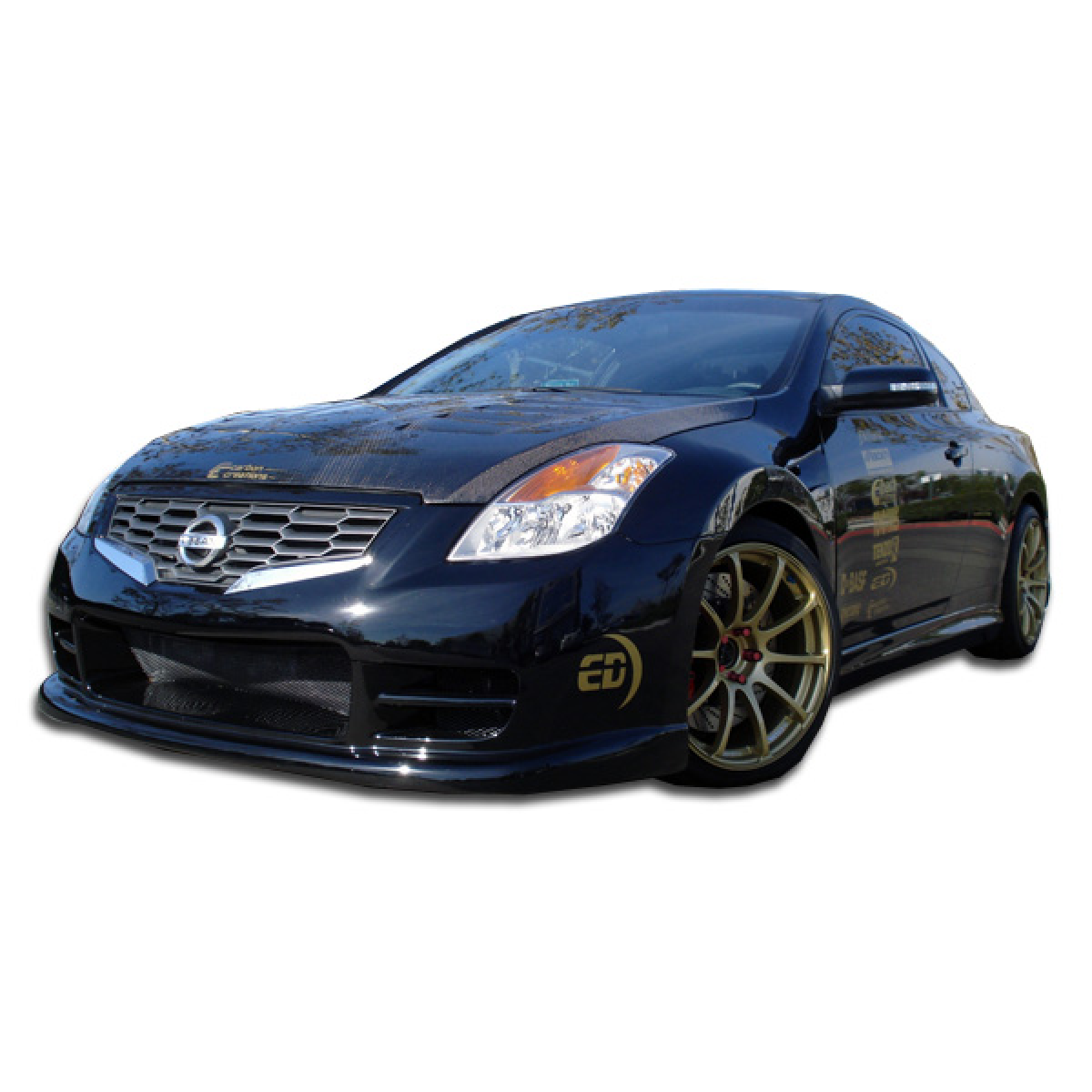 Modify your Nissan Altima 2008 with our Exterior/Complete Body Kits - Viewed from a low front angle