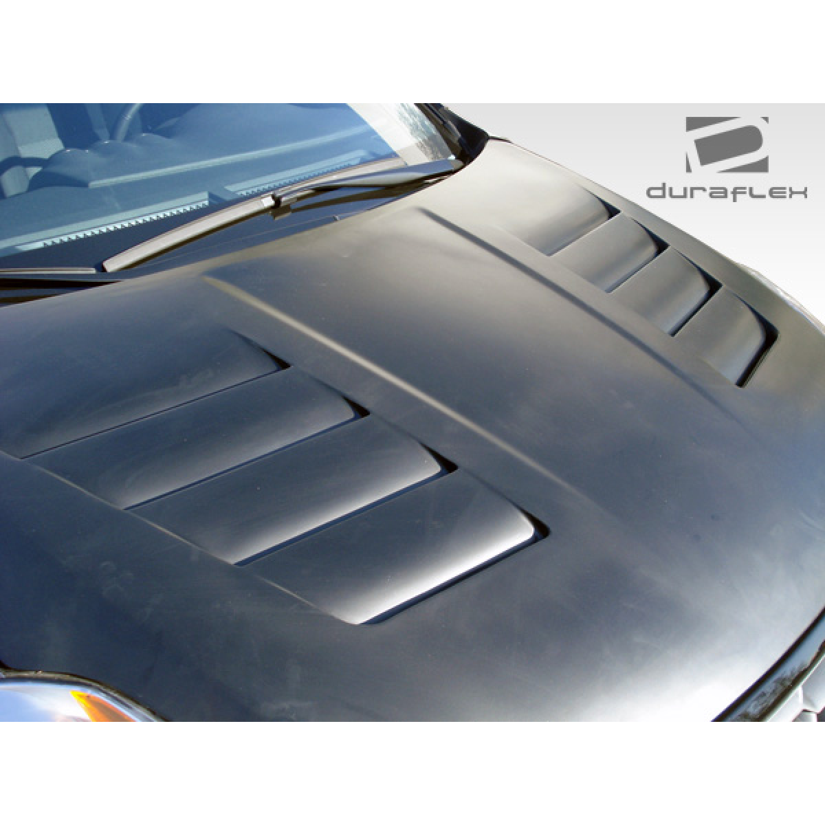 Modify your Nissan Altima 2008 with our Exterior/Complete Body Kits - Top view of car hood at slight angle