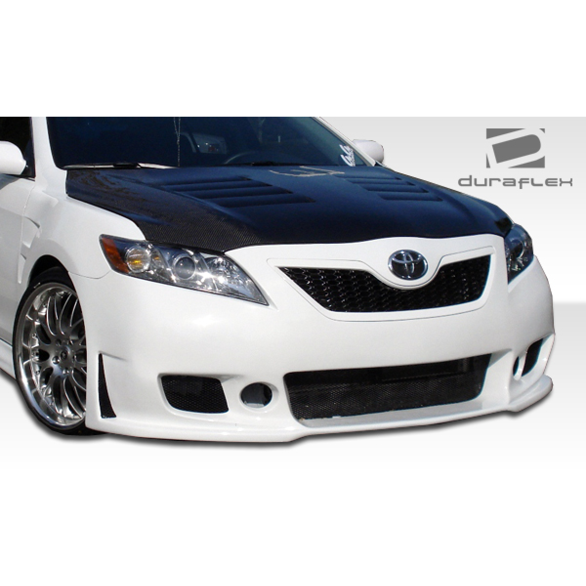 Modify your Toyota Camry 2007 with our Exterior/Front Bumpers or Lips - Front view at a slight angle