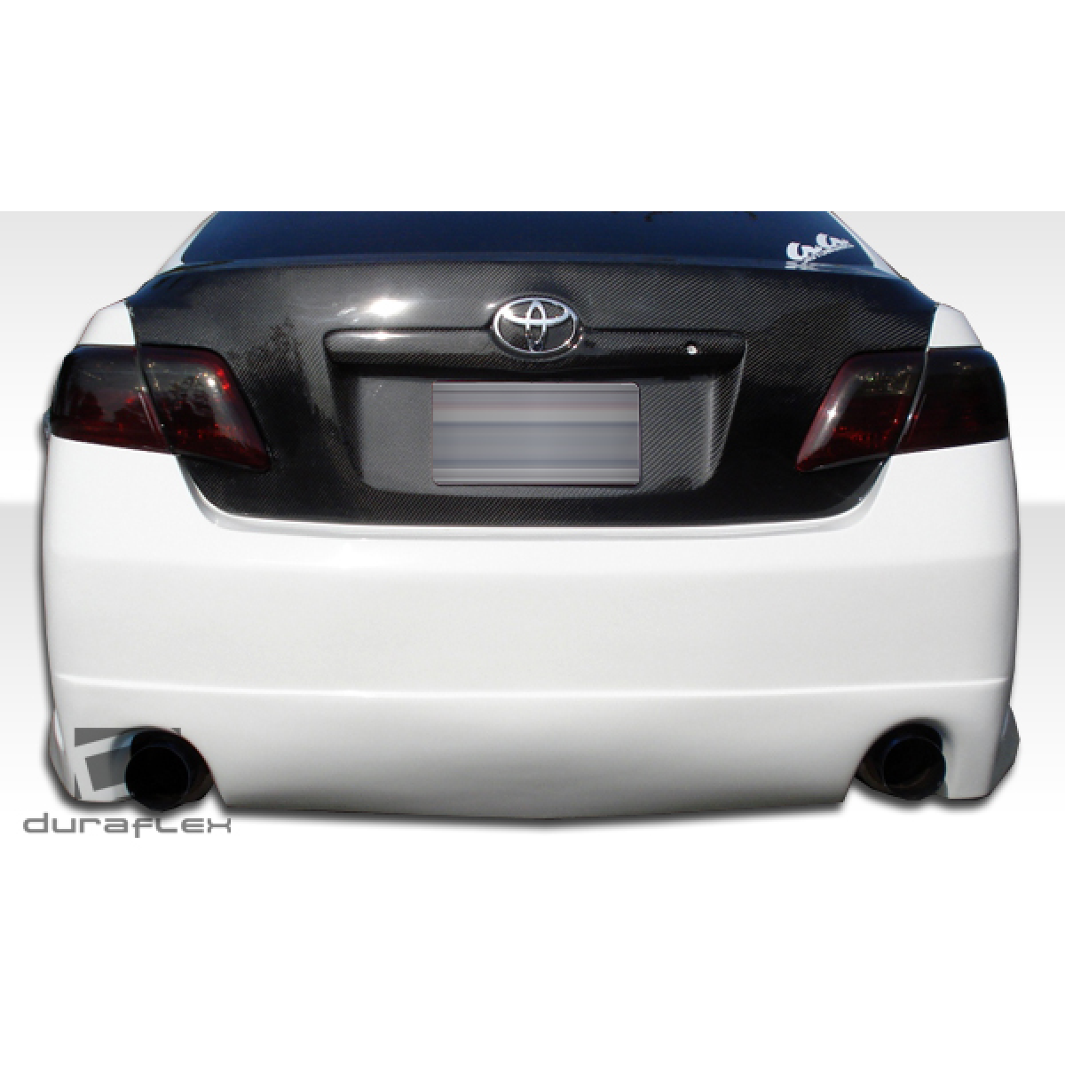 Modify your Toyota Camry 2007 with our Exterior/Rear Bumpers or Lips - Angled view showing rear of vehicle part