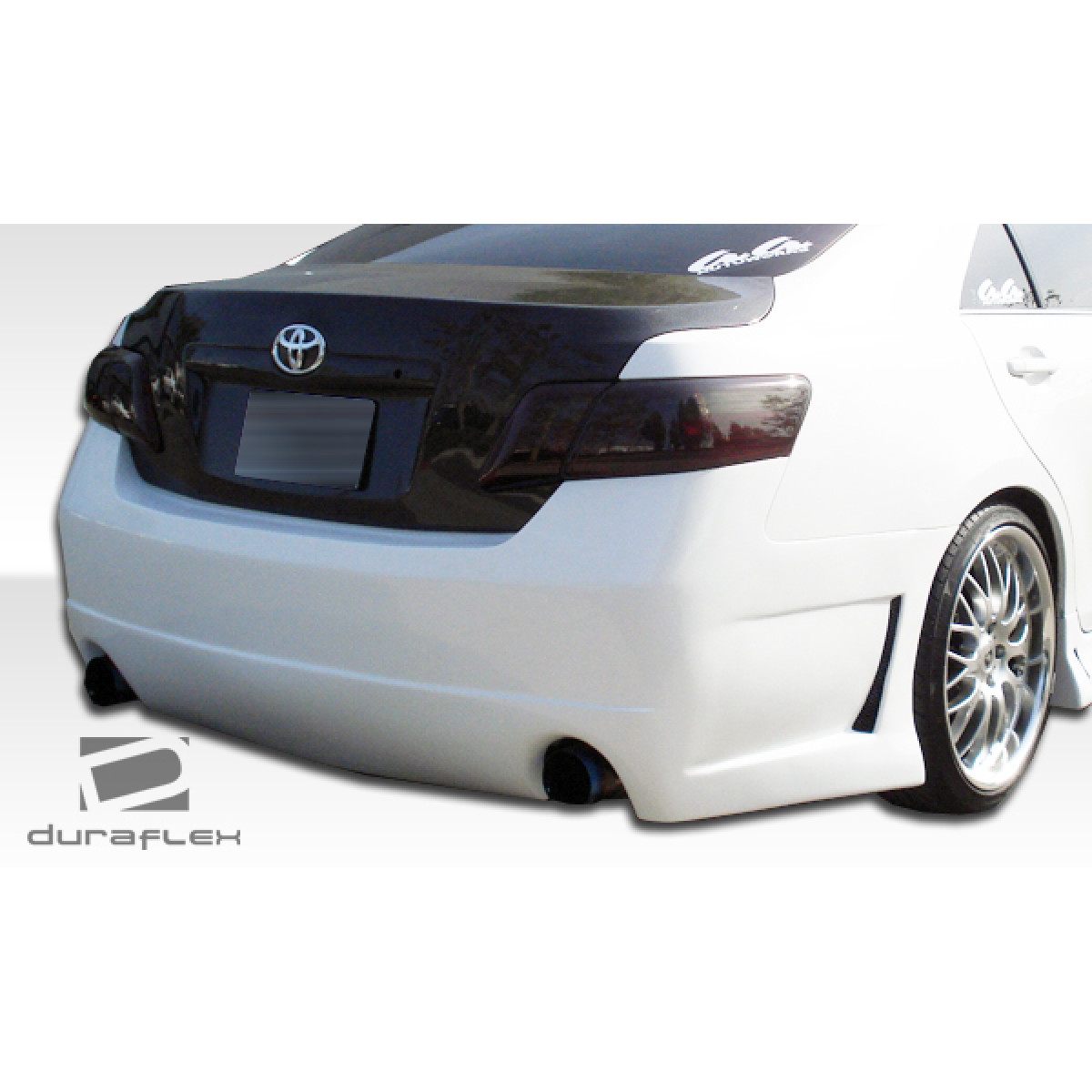 Modify your Toyota Camry 2007 with our Exterior/Rear Bumpers or Lips - Rear angle view of bumper on Toyota Camry